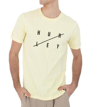 Camiseta Amarilla Hurley para Hombre MTSEU00013