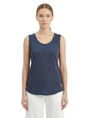 Mouwloos t-shirt voor dames met urban safari-print