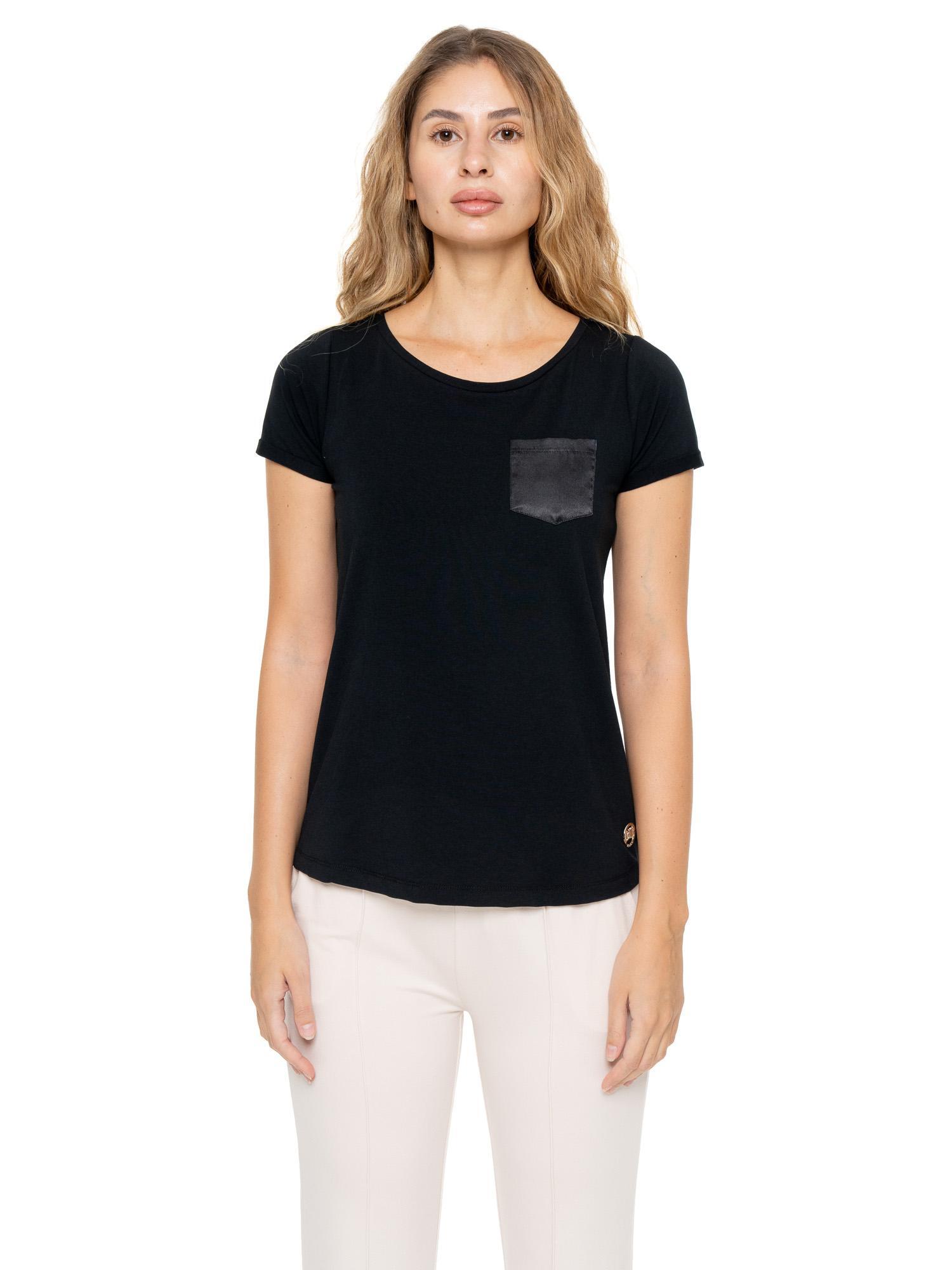 Elegancki damski T-shirt z krótkim rękawem