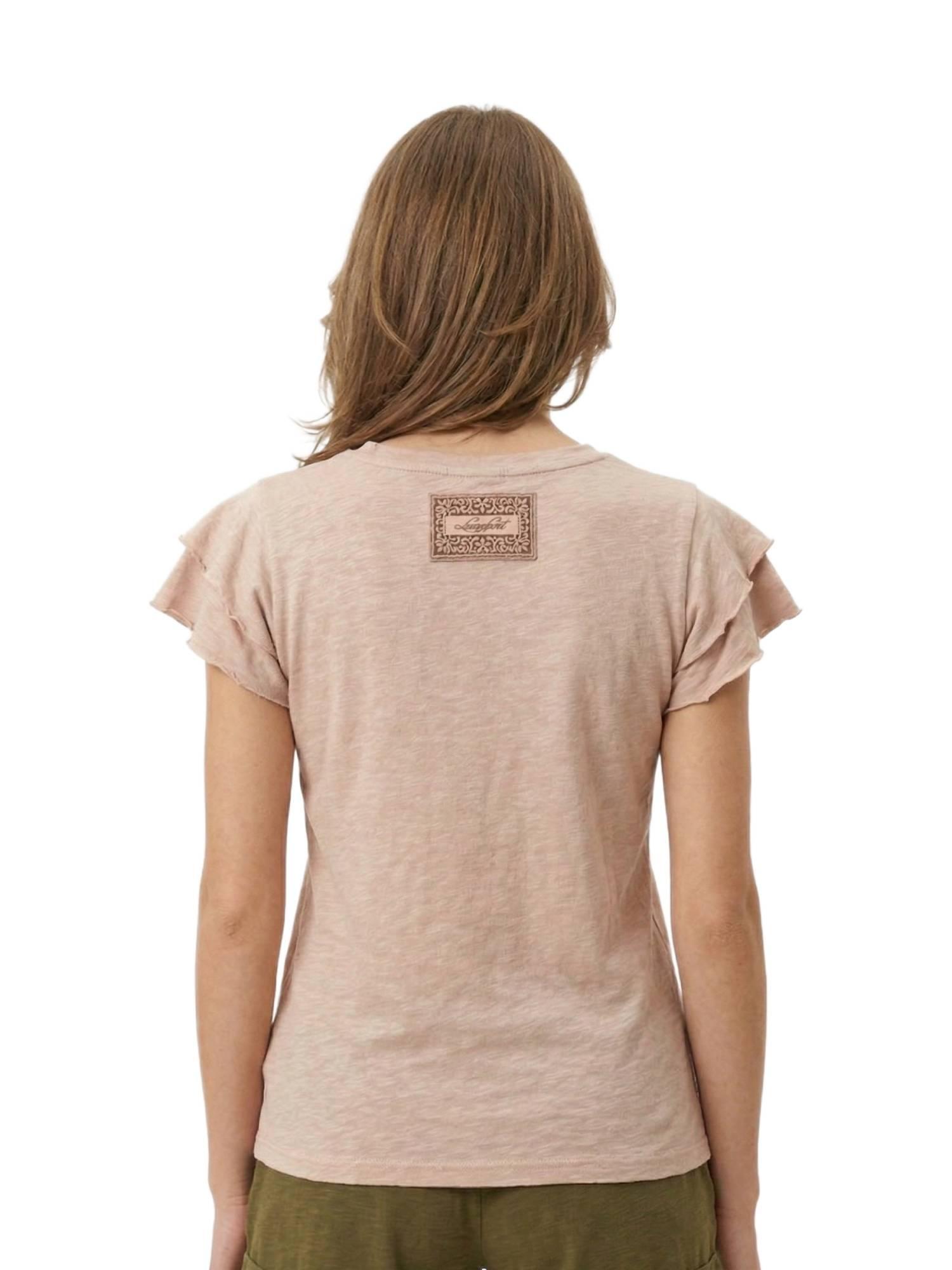 Camiseta de manga corta estilo safari urbano para mujer 4/5