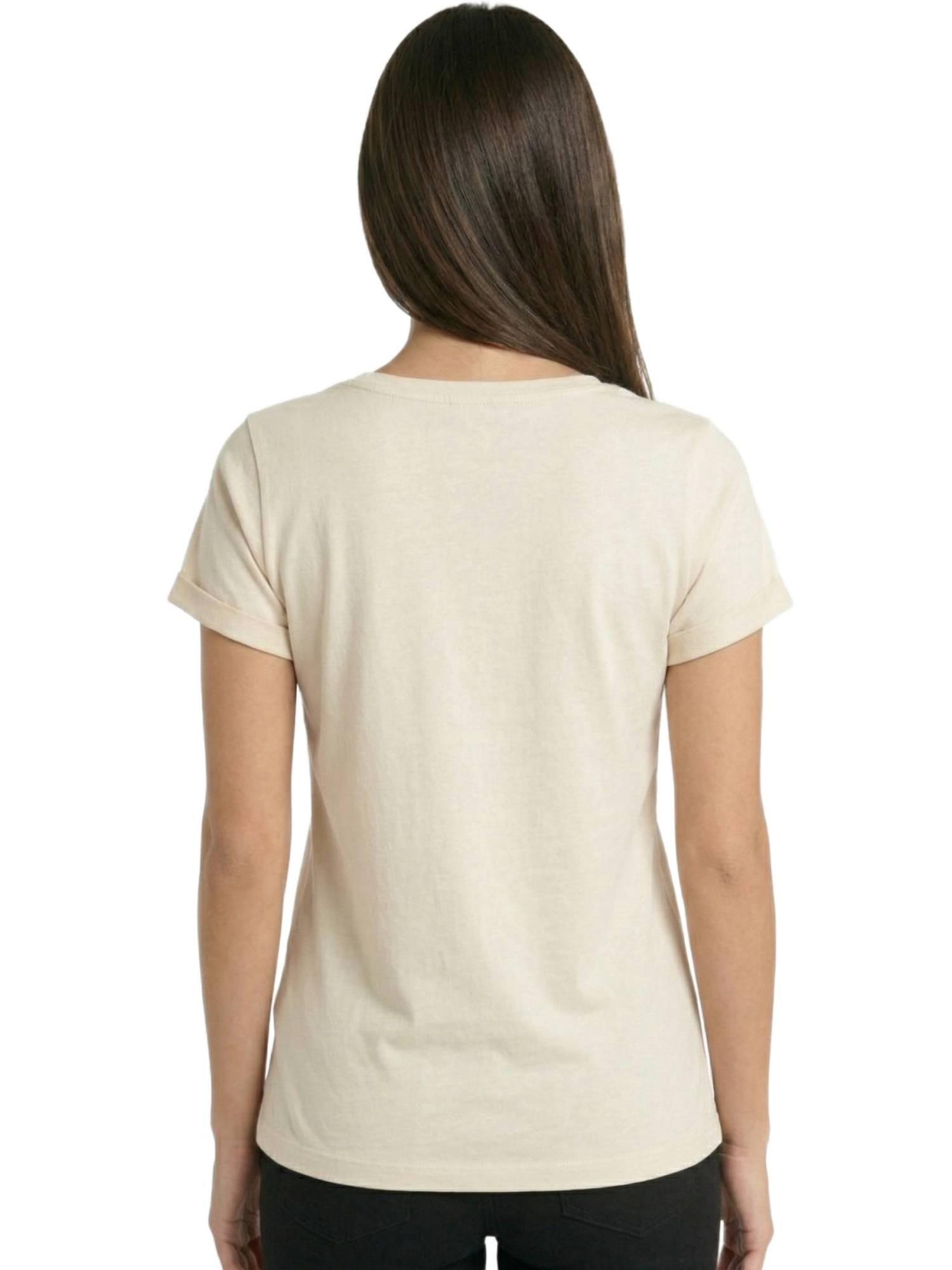 Elegantes Damen-T-Shirt mit kurzen Ärmeln 4/5