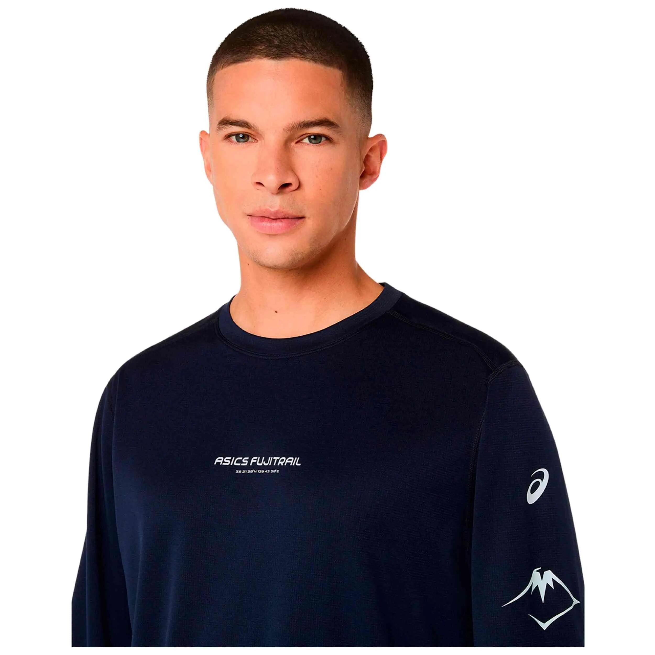 Camisola de manga comprida Asics modelo Camiseta ASICS Fujitrail Logo para homem 4/5