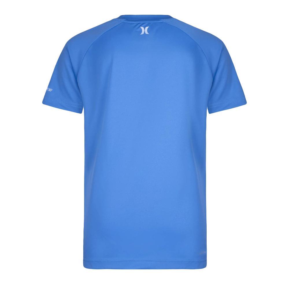 Jungen T-Shirt Blau mit UV-Schutz und Icon-Print 2/2