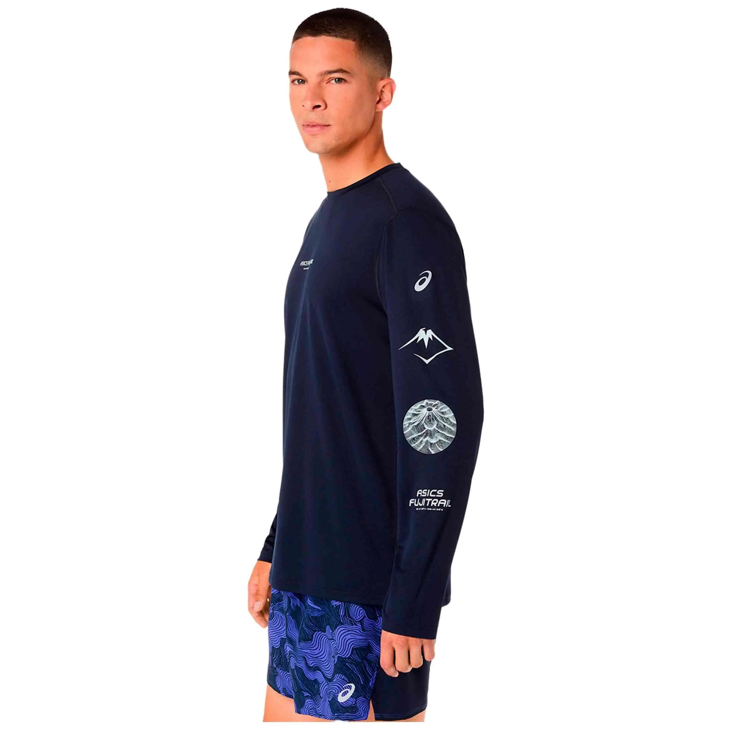 Camisola de manga comprida Asics modelo Camiseta ASICS Fujitrail Logo para homem 2/5