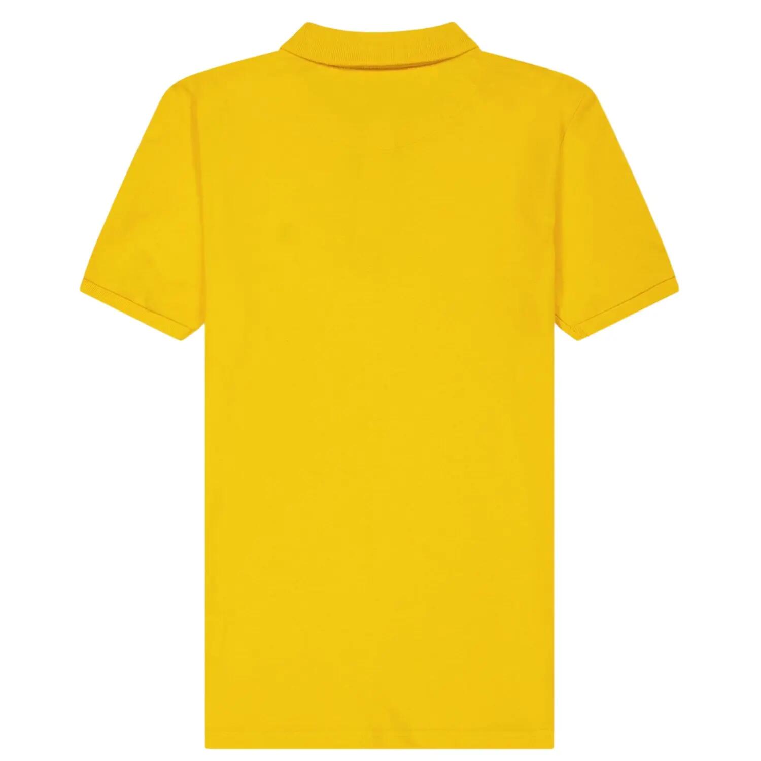 Polo Manches Courtes Motif/style Brodé BUGSWORTH Homme (Jaune) 2/4