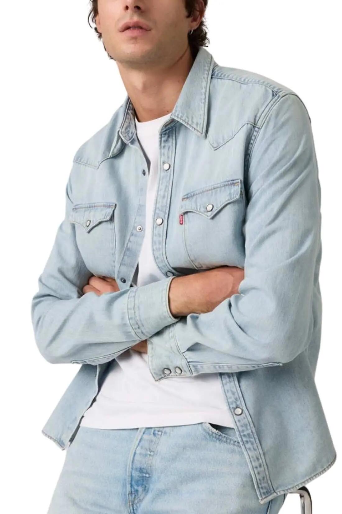Camisa em denim - Homem - LEVI'S - regular fit - light indigo 4/4