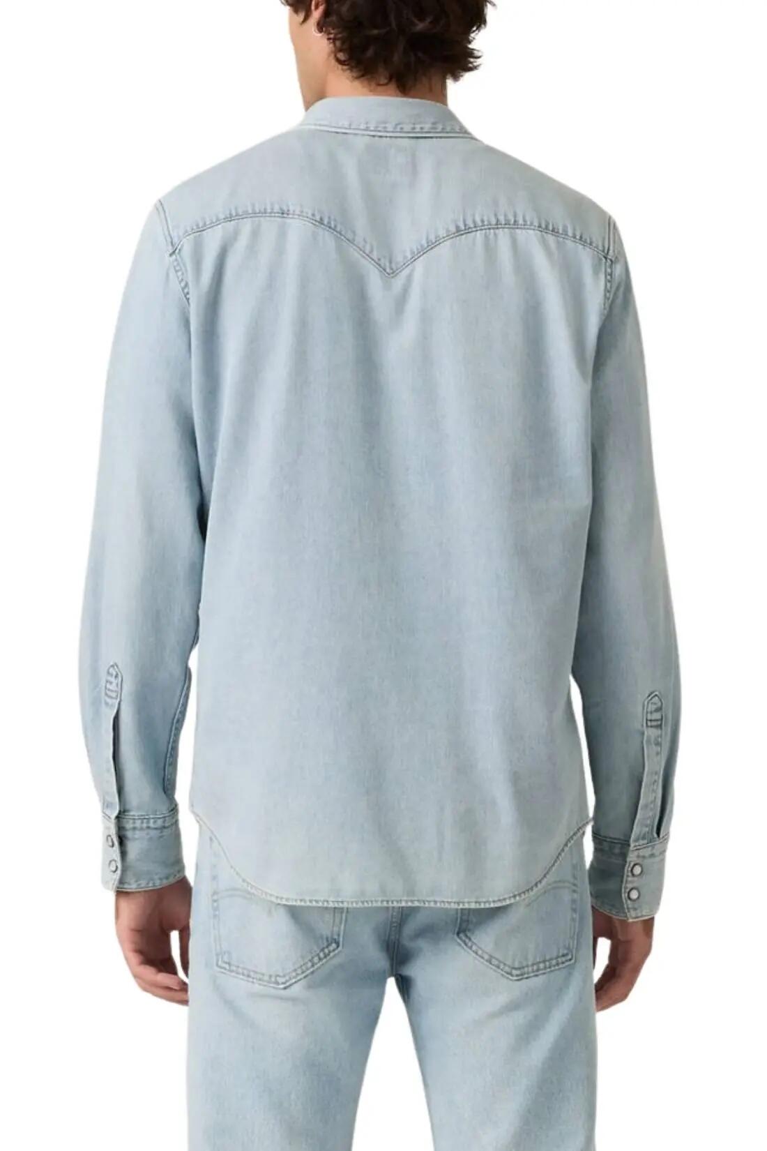 Camisa em denim - Homem - LEVI'S - regular fit - light indigo 3/4