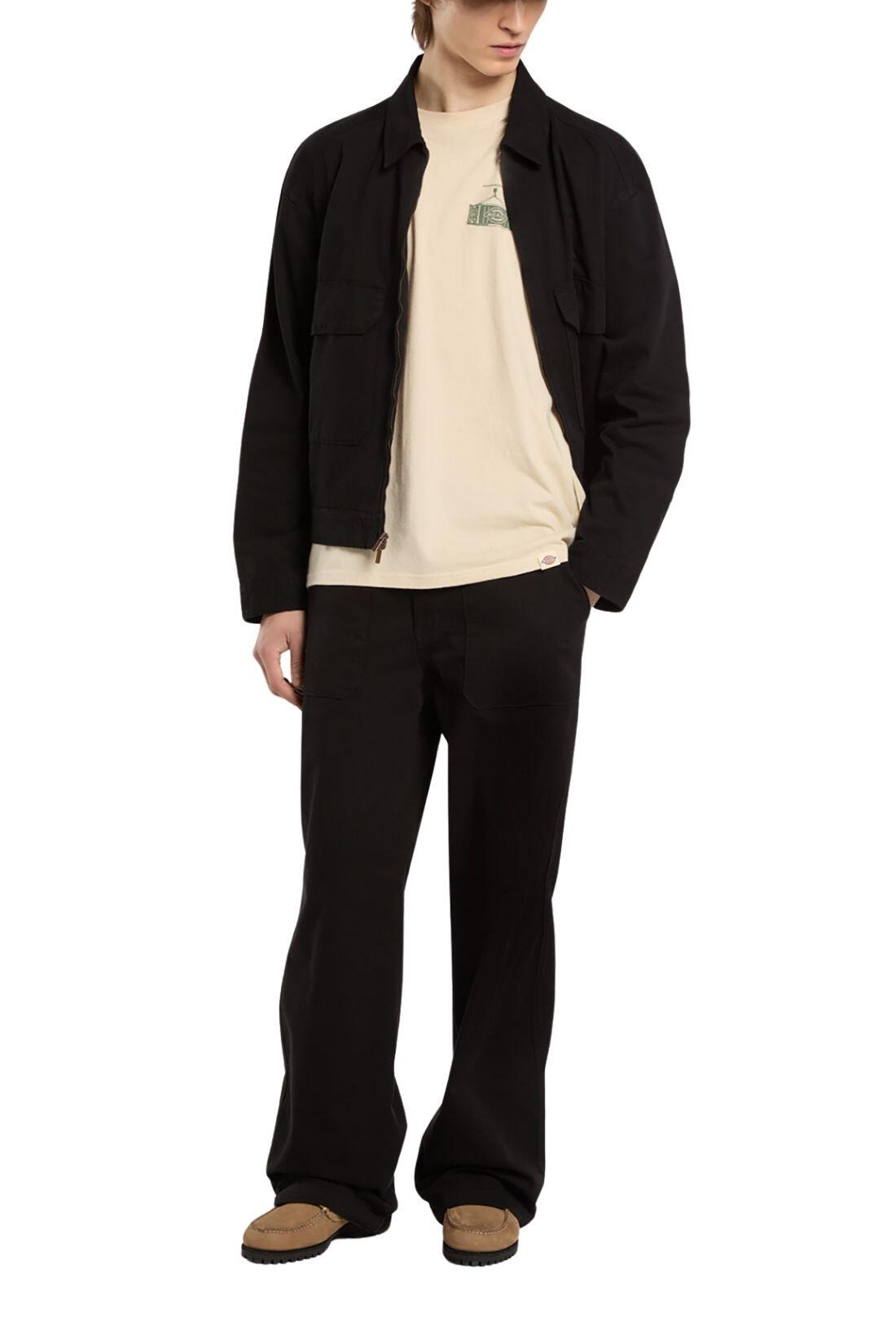 T-shirt - sportkleding - Man - Ruim, ronde hals, logo-druk - Apison - Zand 2/3