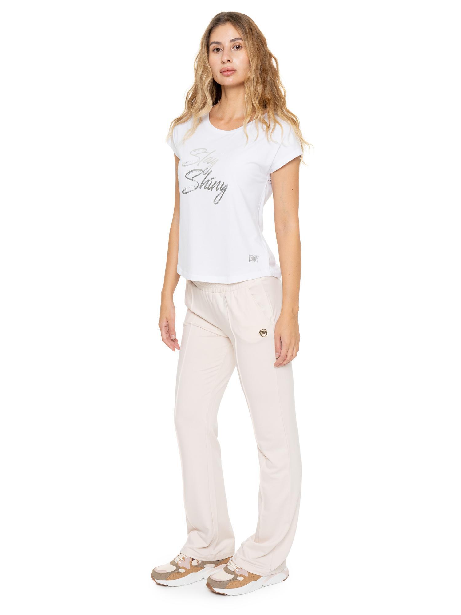 Elegancki damski T-shirt z krótkim rękawem