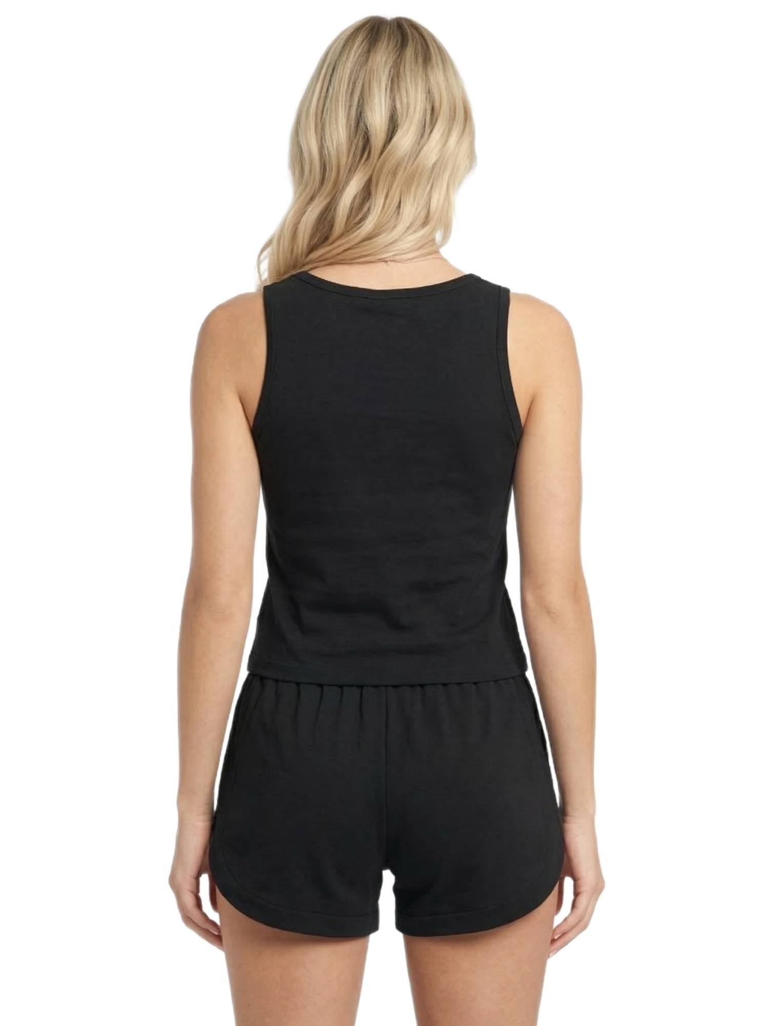 Elegancki damski top bez rękawów 5/6