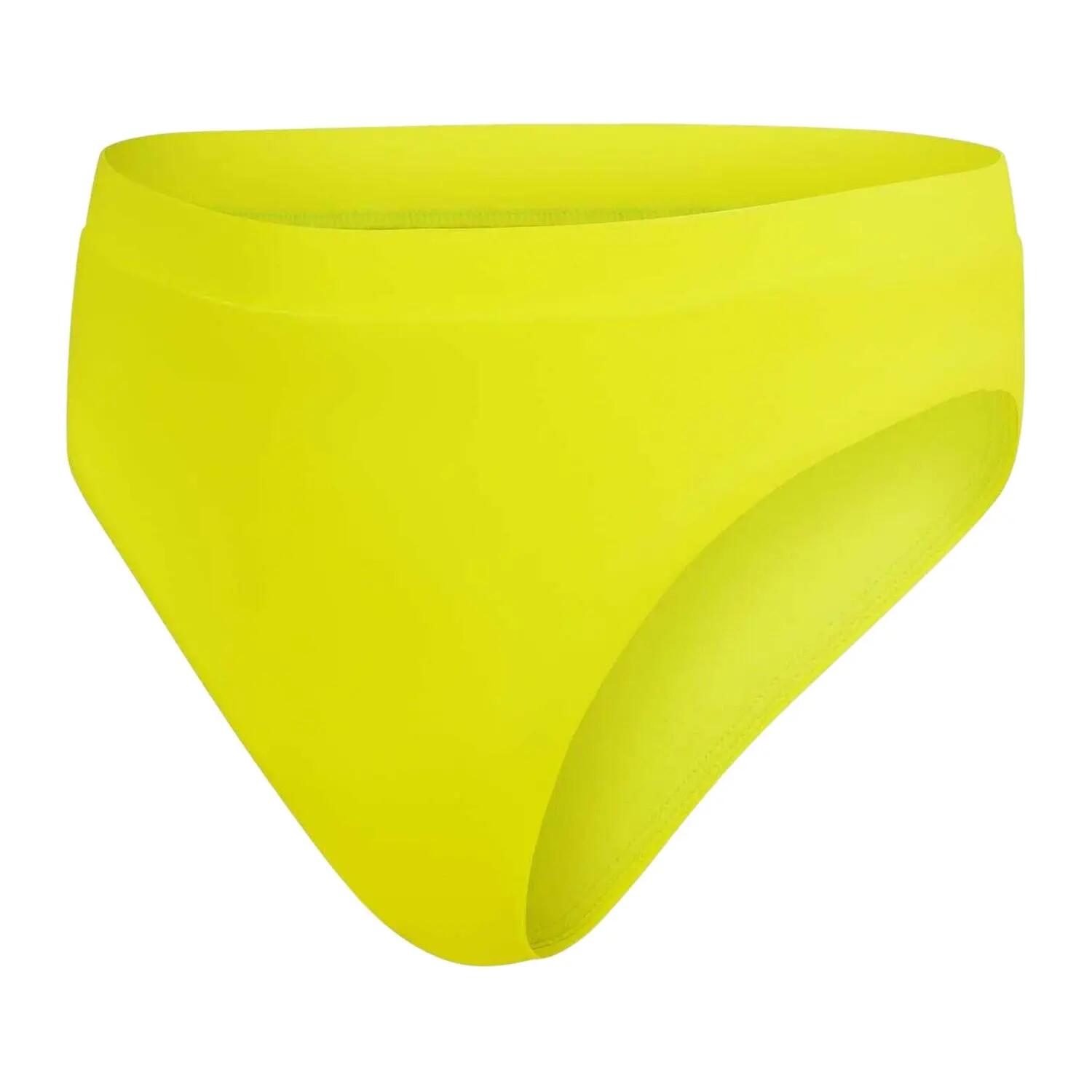 Badeslips für , Hoch geschnitten Damen Gelb 2/4