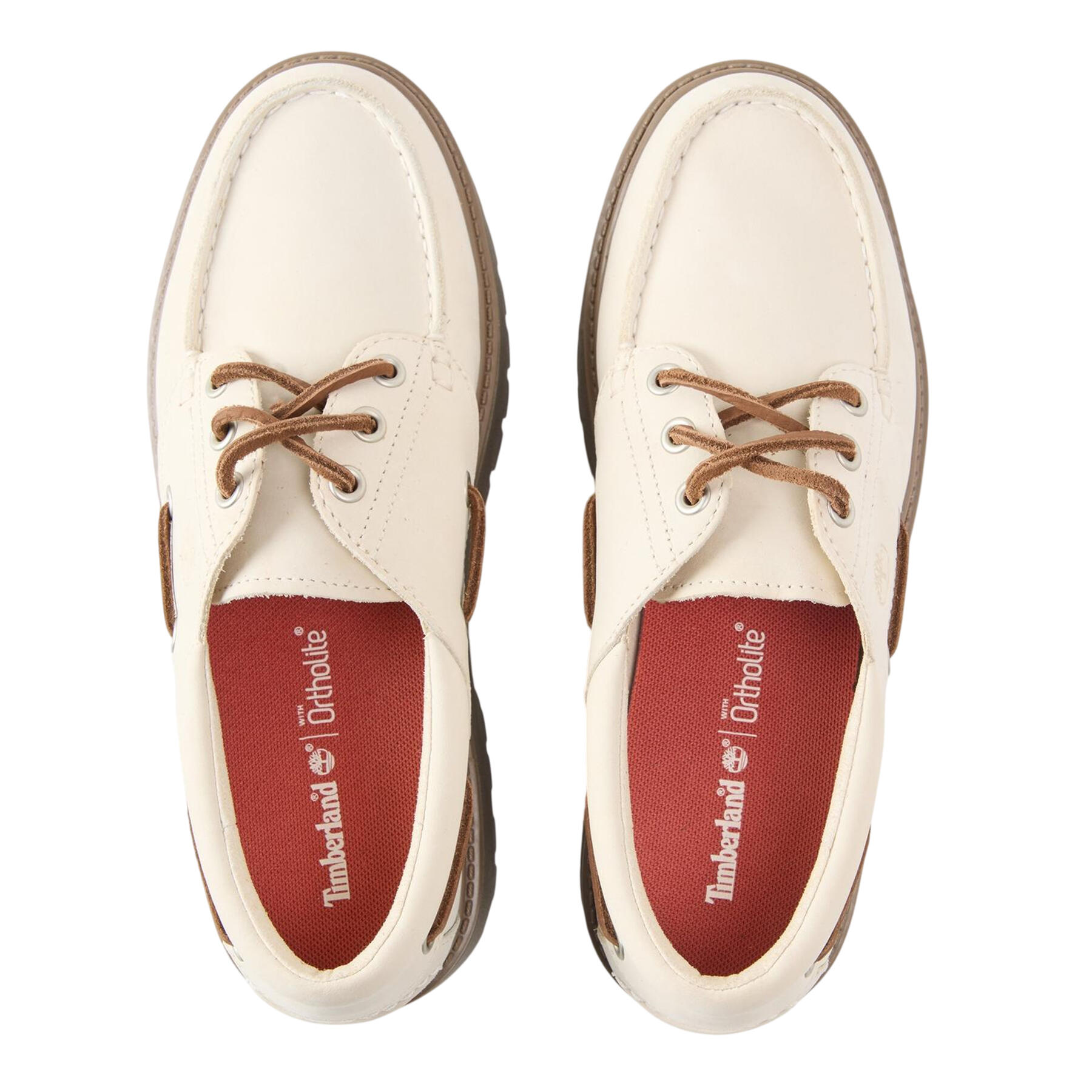 Chaussures Bateau STONE STREET Femme (Blanc Cassé) 3/3