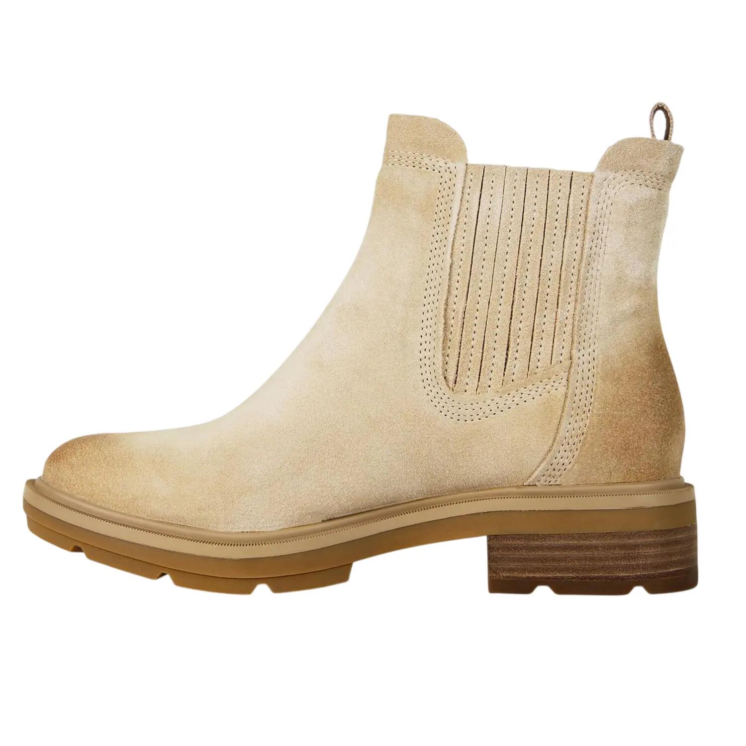 "Brimfield" Stiefeletten für , Wildleder, Blockabsatz Damen Hellbeige 3/4
