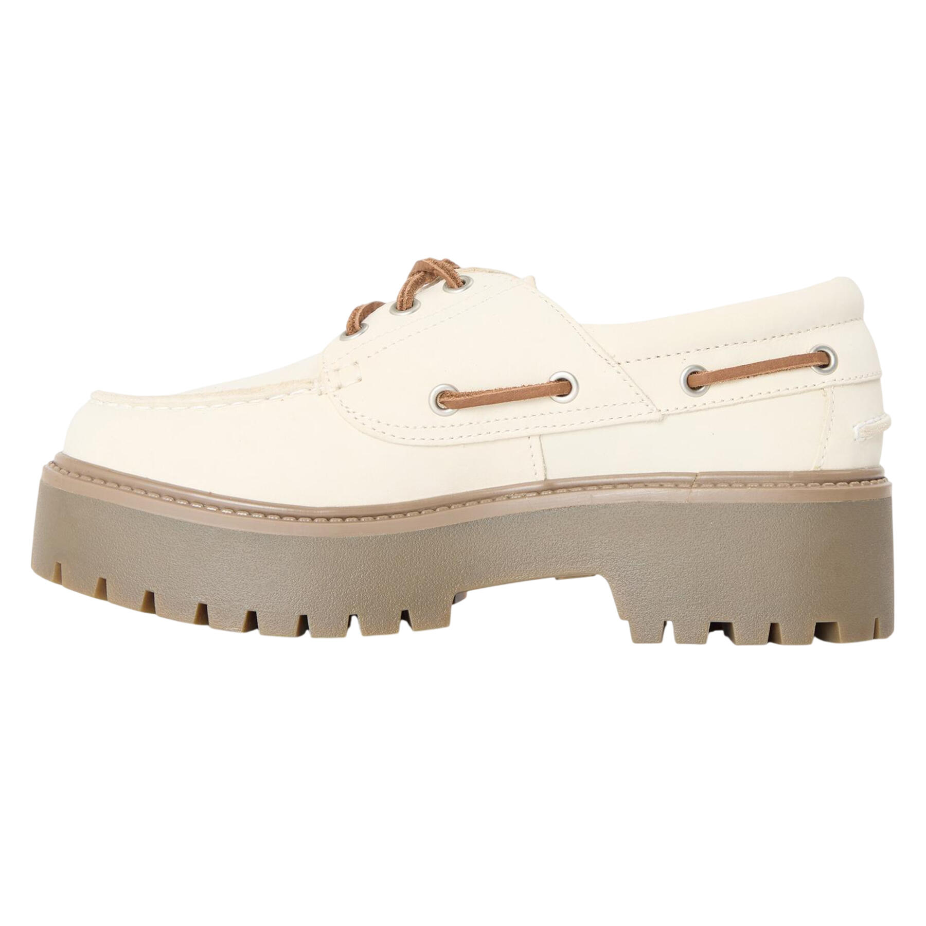 Chaussures Bateau STONE STREET Femme (Blanc Cassé) 2/3