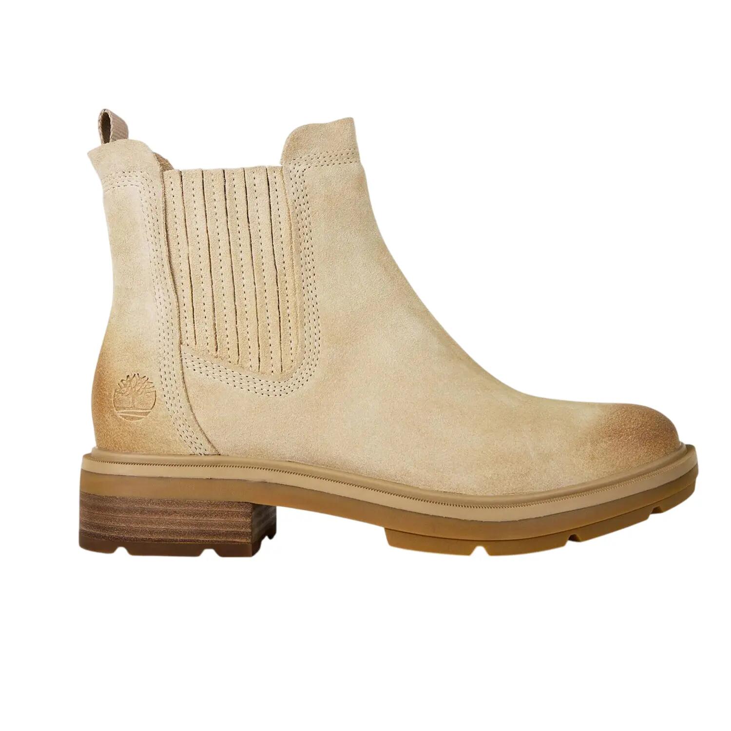 "Brimfield" Stiefeletten für , Wildleder, Blockabsatz Damen Hellbeige 2/4