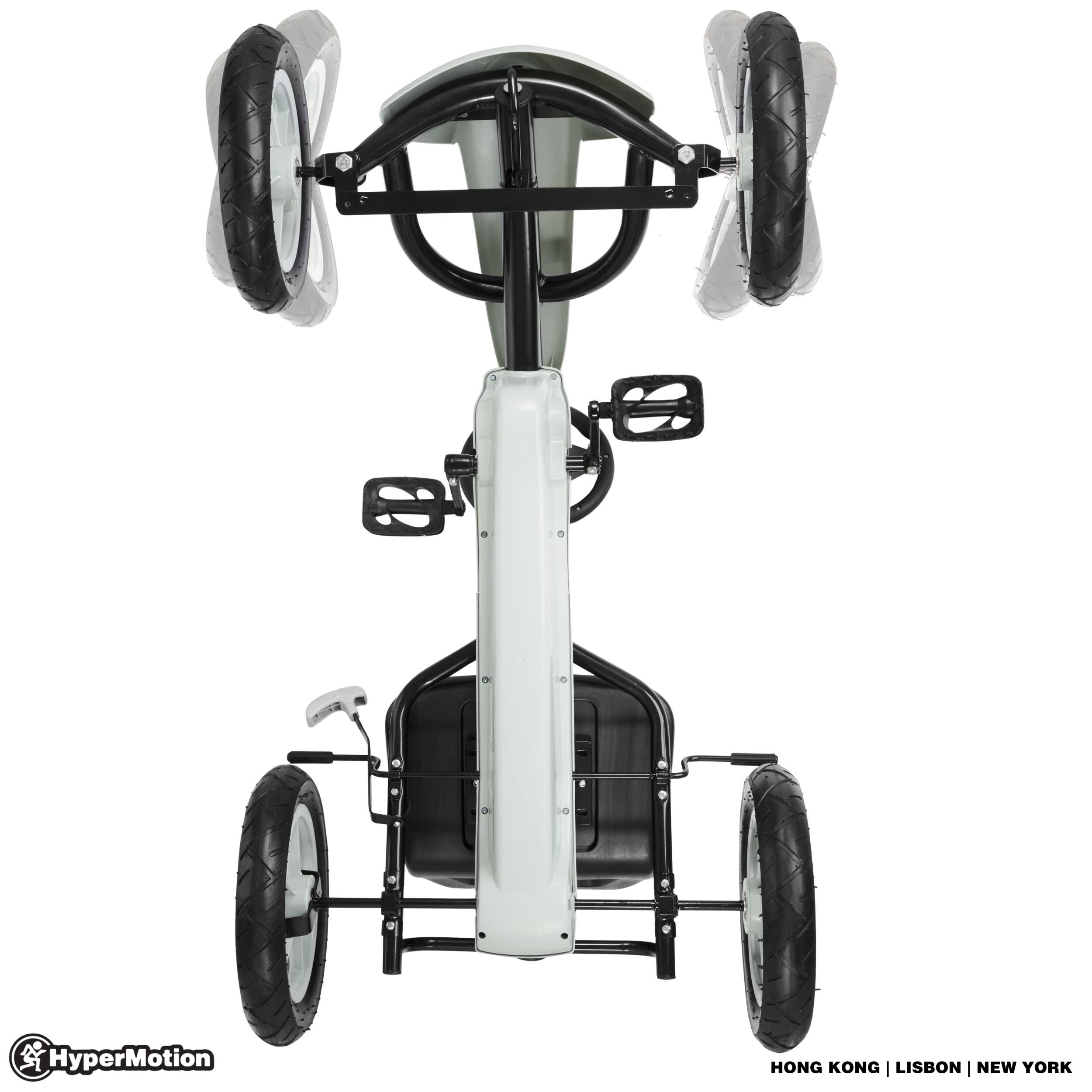 Kart a pedali - Karting - Unisex - Ruote 30 cm, freno doppio - Evoque - Grigio 6/9