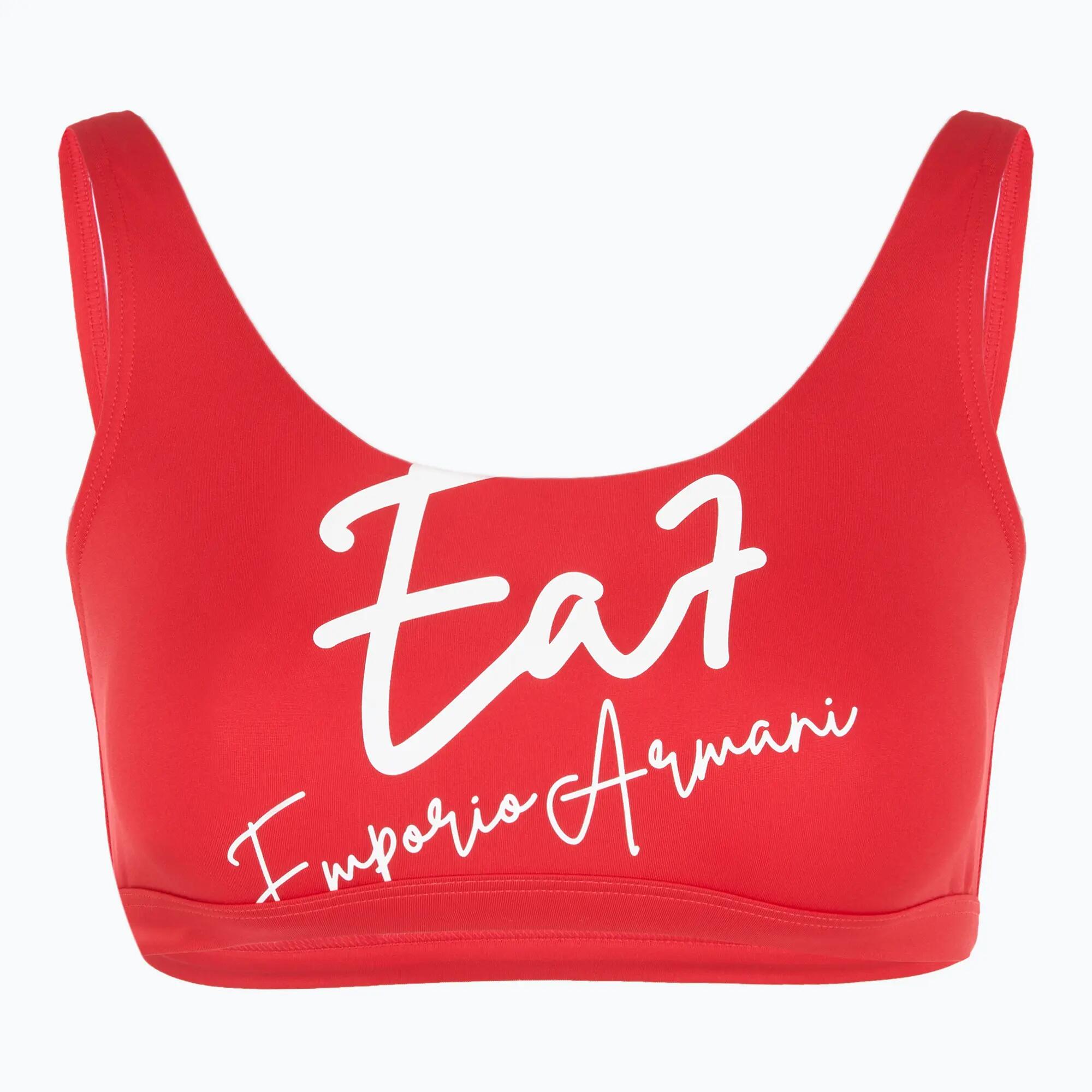 Strój kąpielowy dwuczęściowy damski EA7 Emporio Armani Maxi Logo Bikini Top 3/7