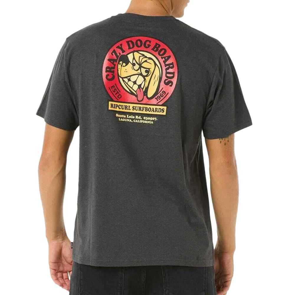 Camiseta Rip Curl Shaper Address Gris/Negra para Hombre 2/2