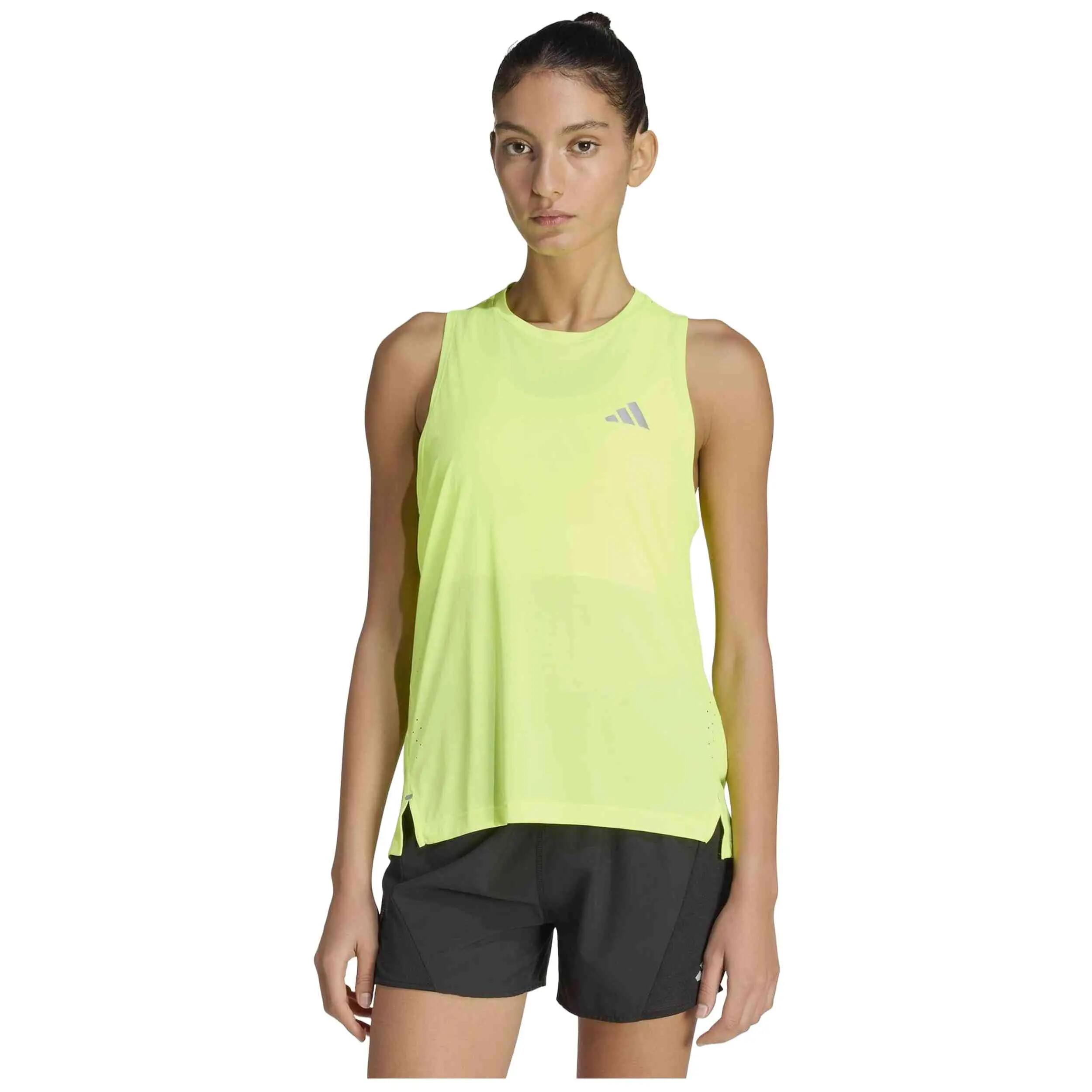 Tanktop Adidas model Camiseta adidas ADI365 Breeze sin mangas verde voor mannen 2/5