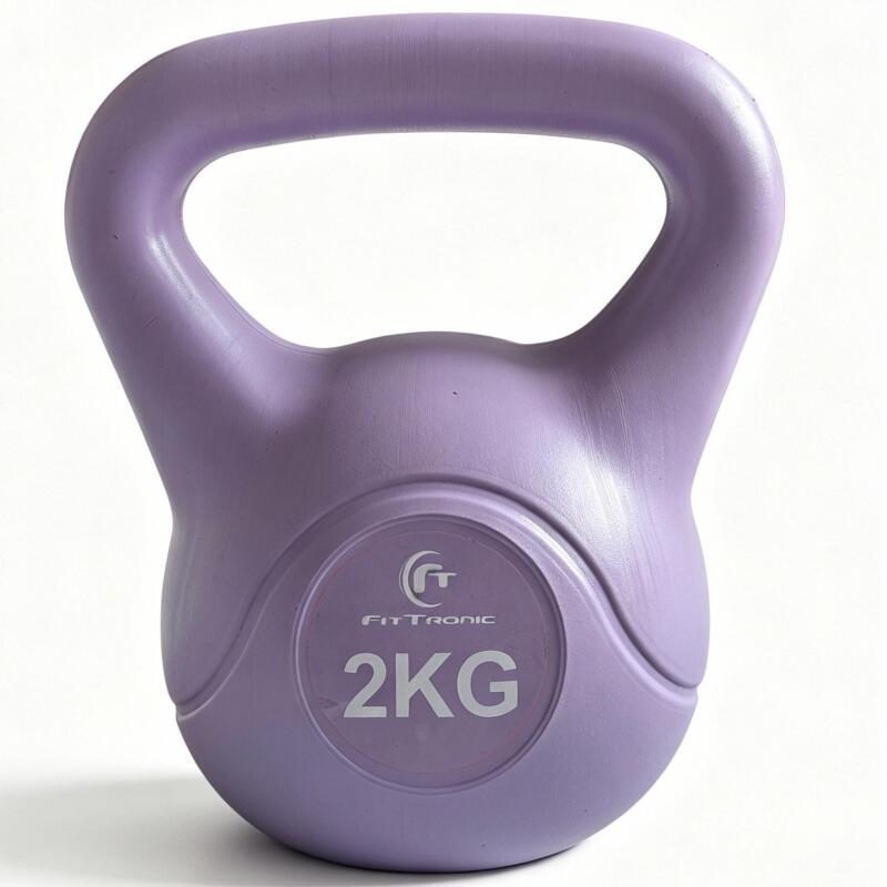Gantera kettlebell FitTronic DK2, 2 kg