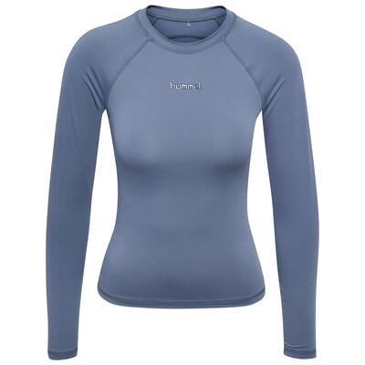 Dames-t-shirt met lange mouwen hummel prima