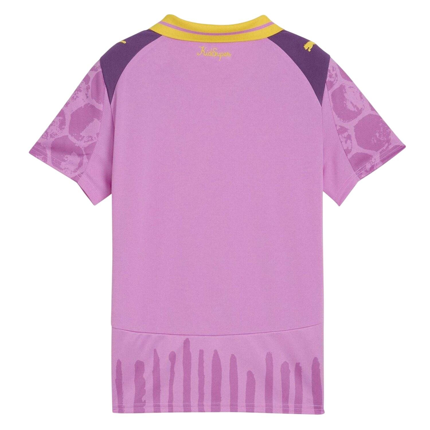 "Kidsuper" Trikot für Kinder Mauve/Gelb 3/3