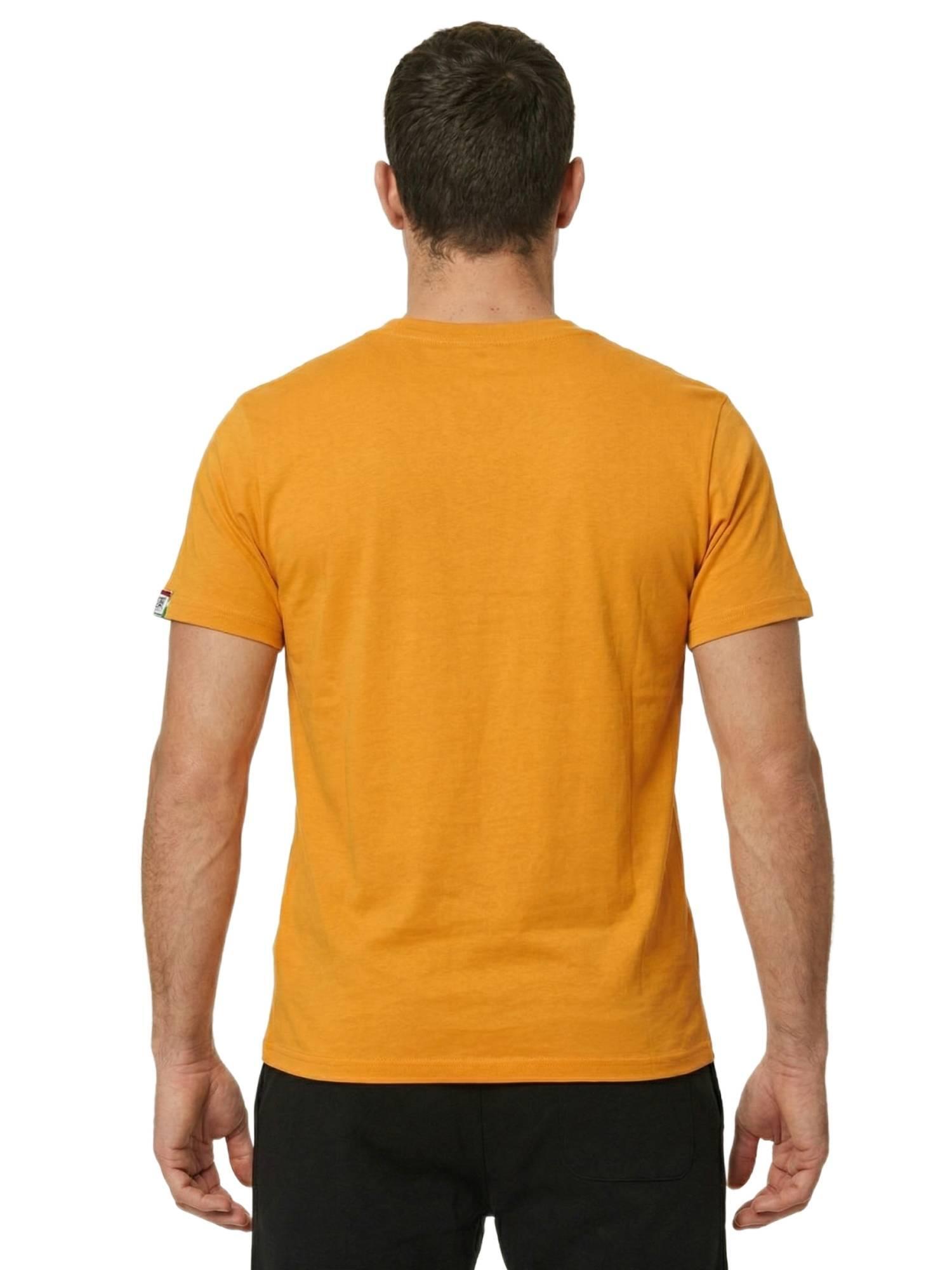 Heren T-shirt met korte mouwen en klein logo 4/5
