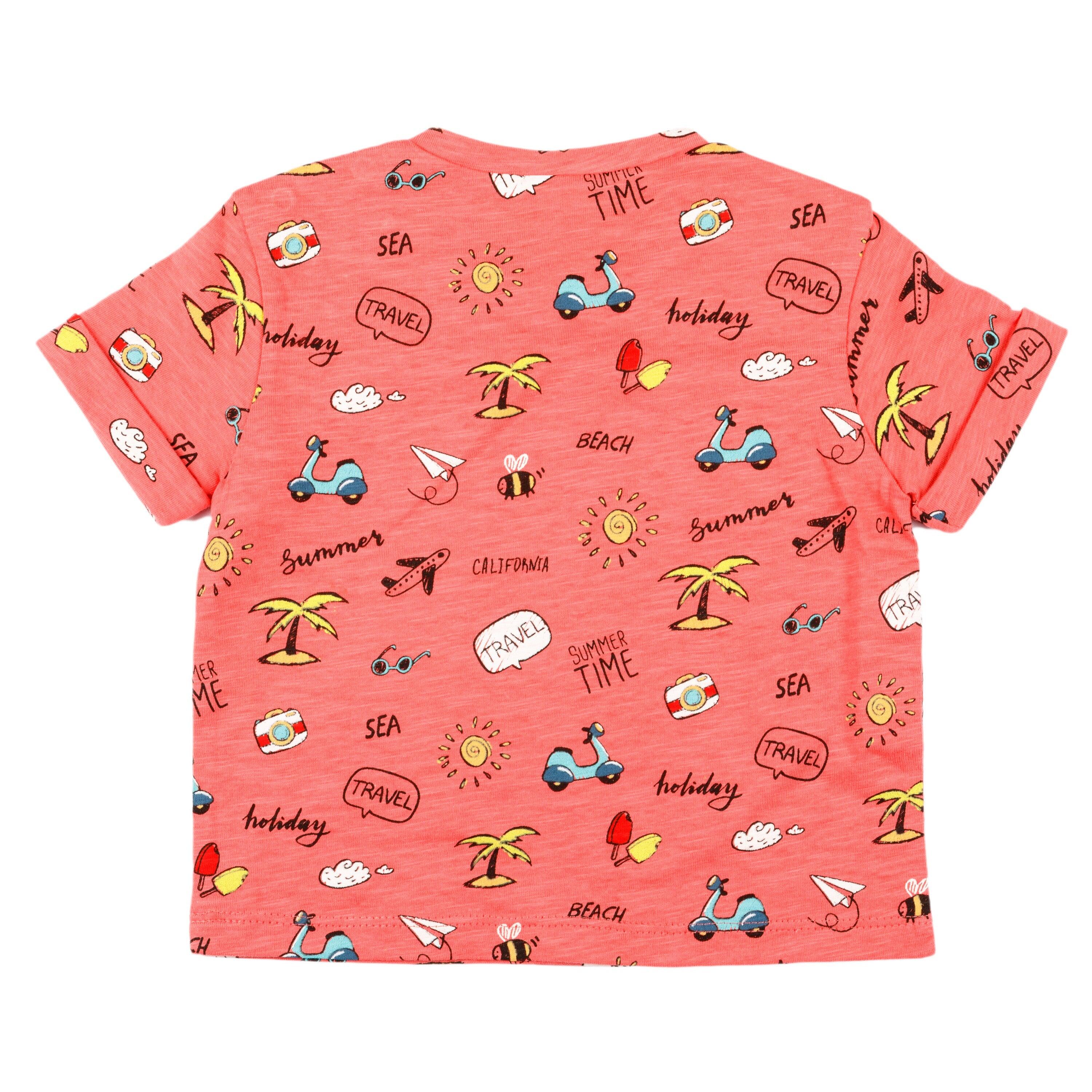 Camiseta infantil com estampa de 5/5