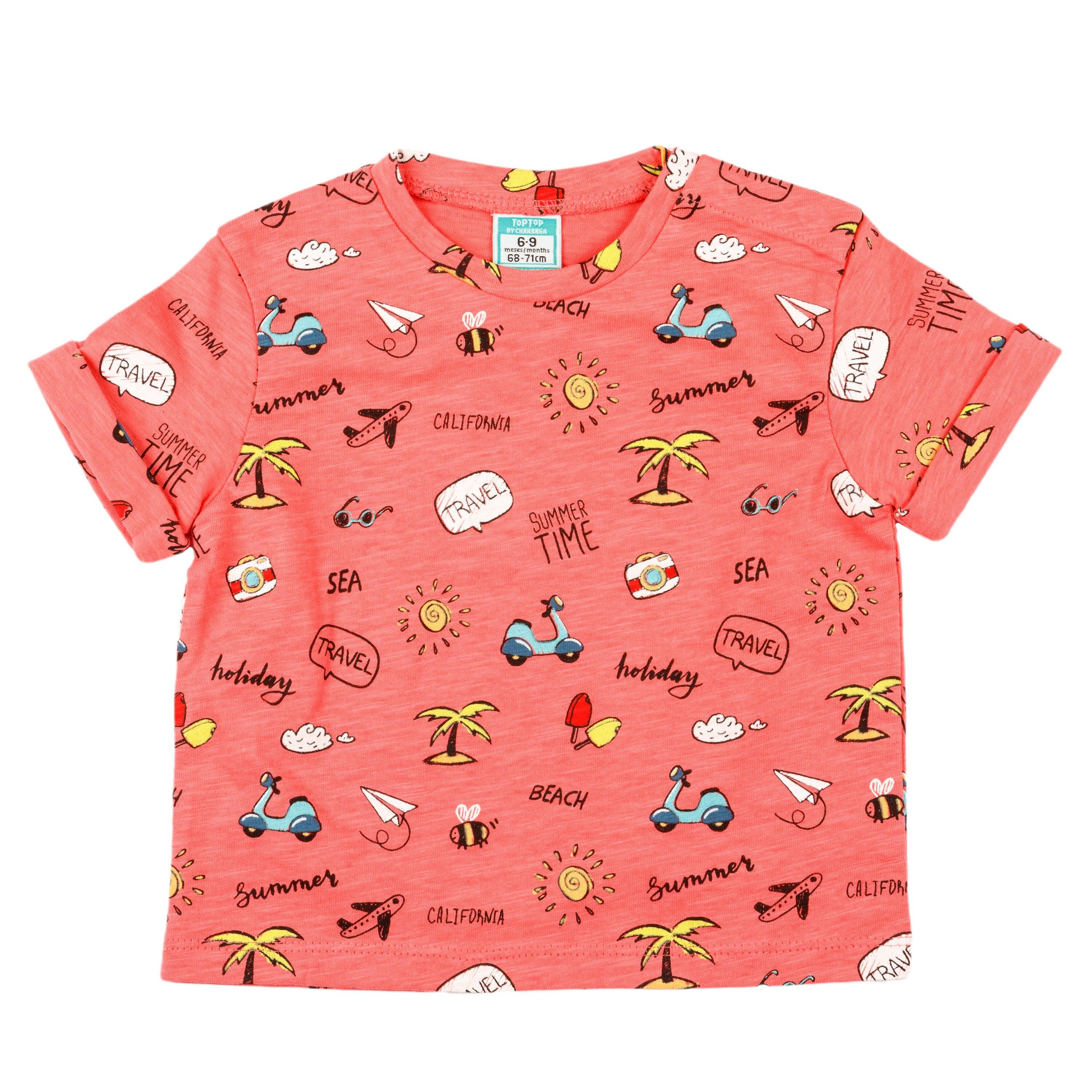 Camiseta infantil com estampa de 2/5