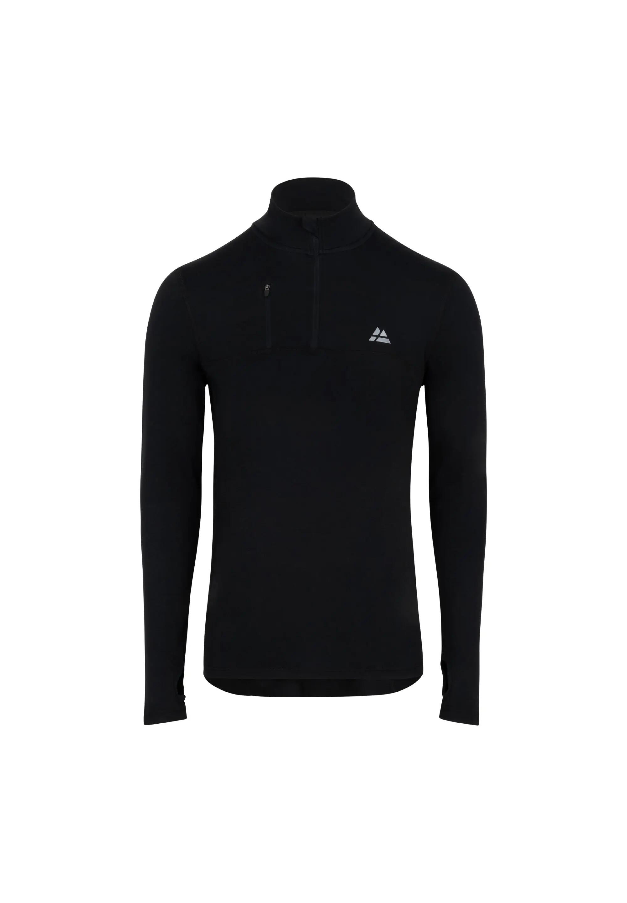 Capa intermedia de running con media cremallera para hombre ligera 4/5