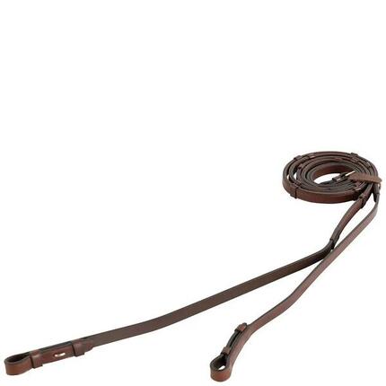 Antislip leren teugels voor paard met stoppertjes BR Equitation