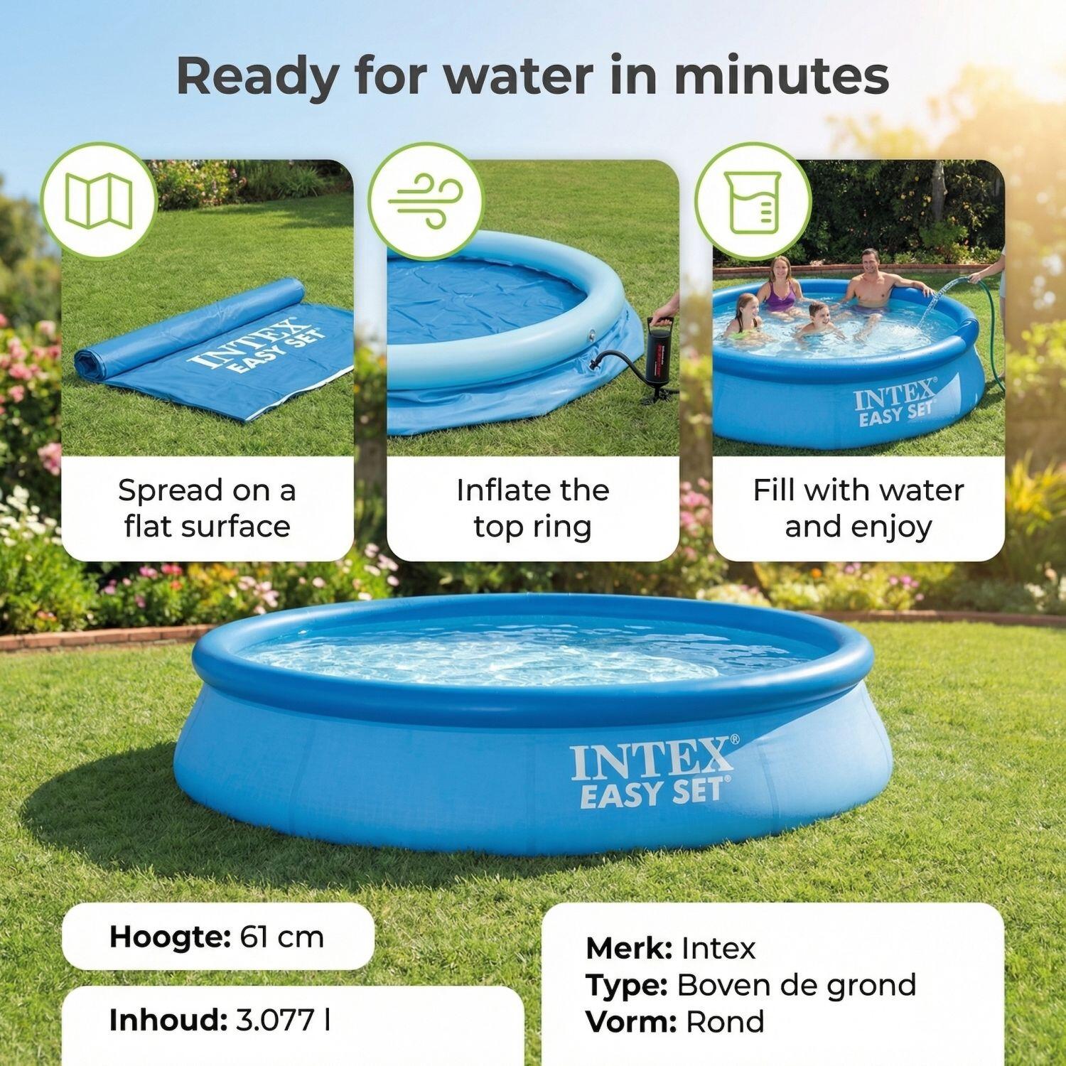 Piscine Easy Set Ronde - 305x61 cm - 3-pièces  S22378 6/7