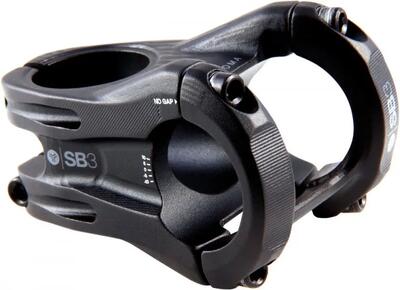 Attacco manubrio MTB SB3 Kroma 318 mm 0° Nero/Grigio