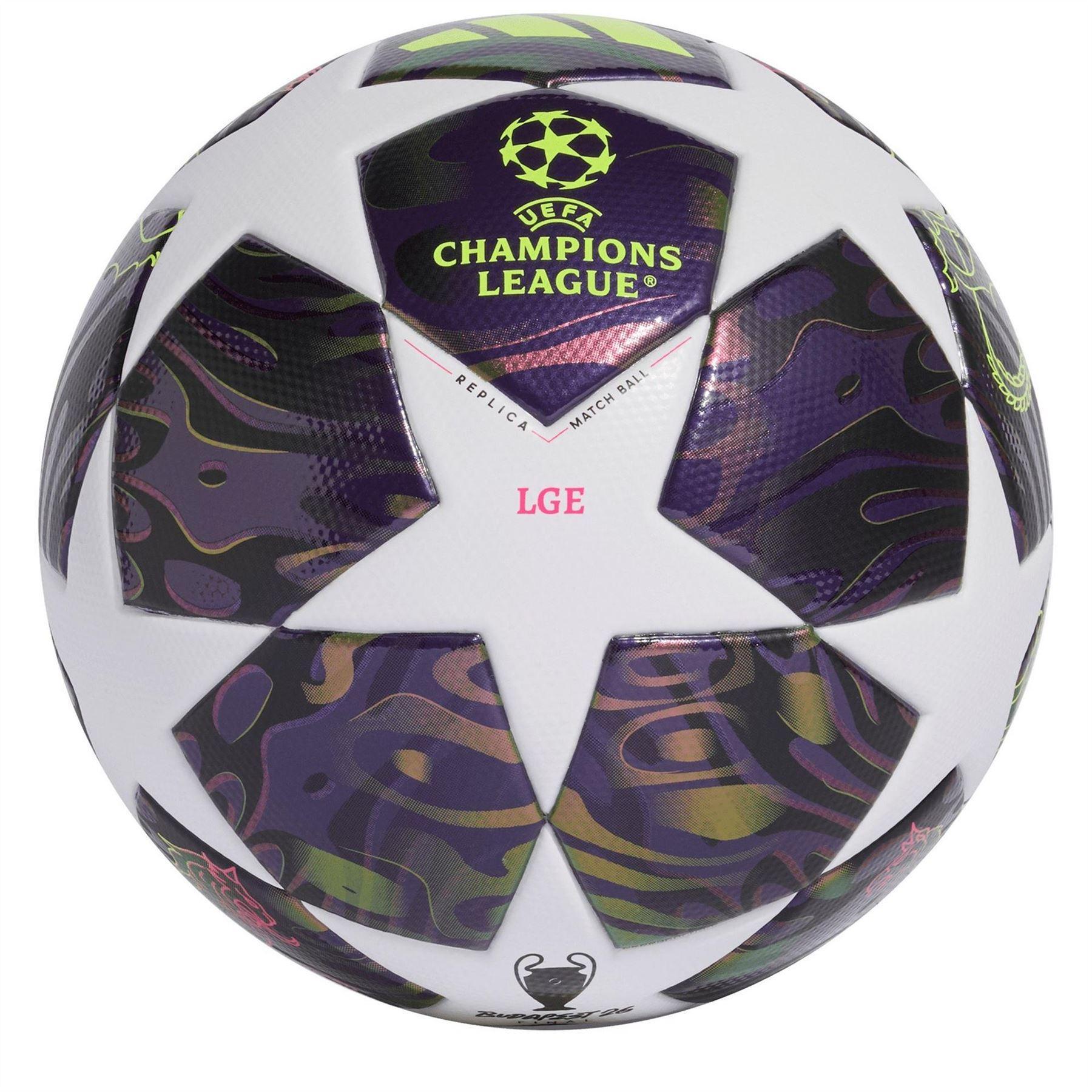 Pallone UEFA Champions League 2025/2026 Viola Bianco 4 2/4