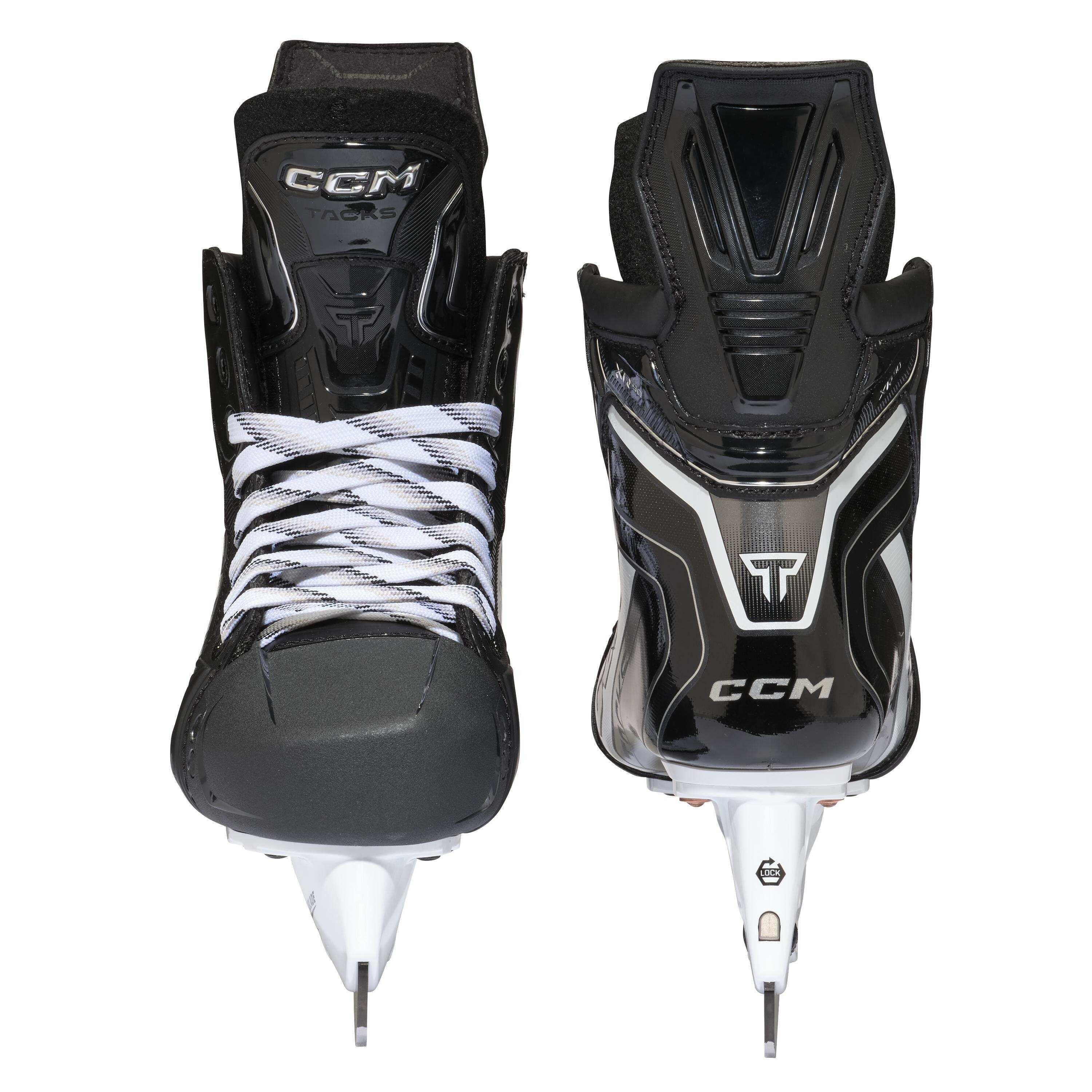 Tacks XR90 – łyżwy do hokeja na lodzie – czarne – białe 4/7