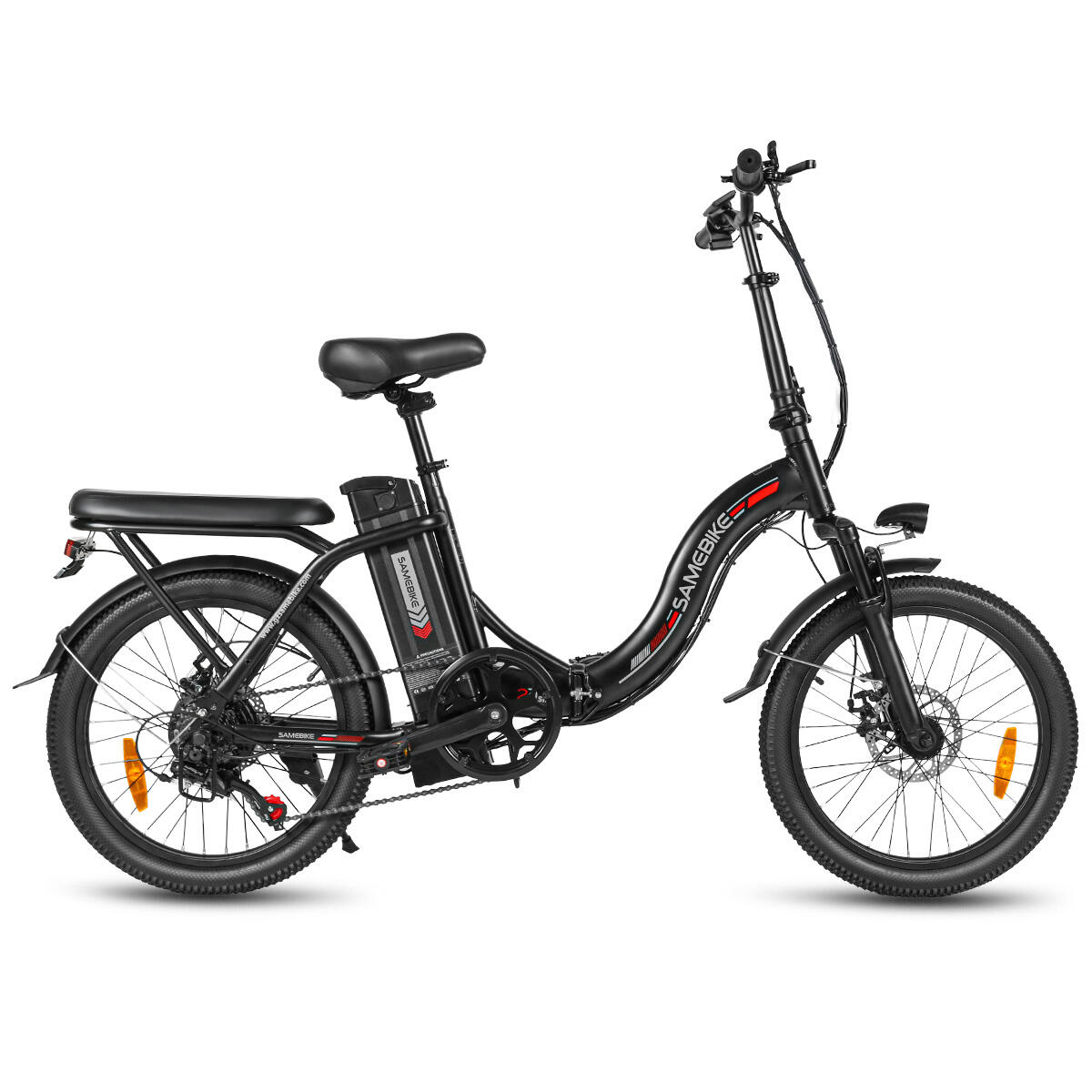 Bicicleta elétrica para adultos SAMEBIKE CY20 Bateria 36V13Ah Motor 250W 4/15
