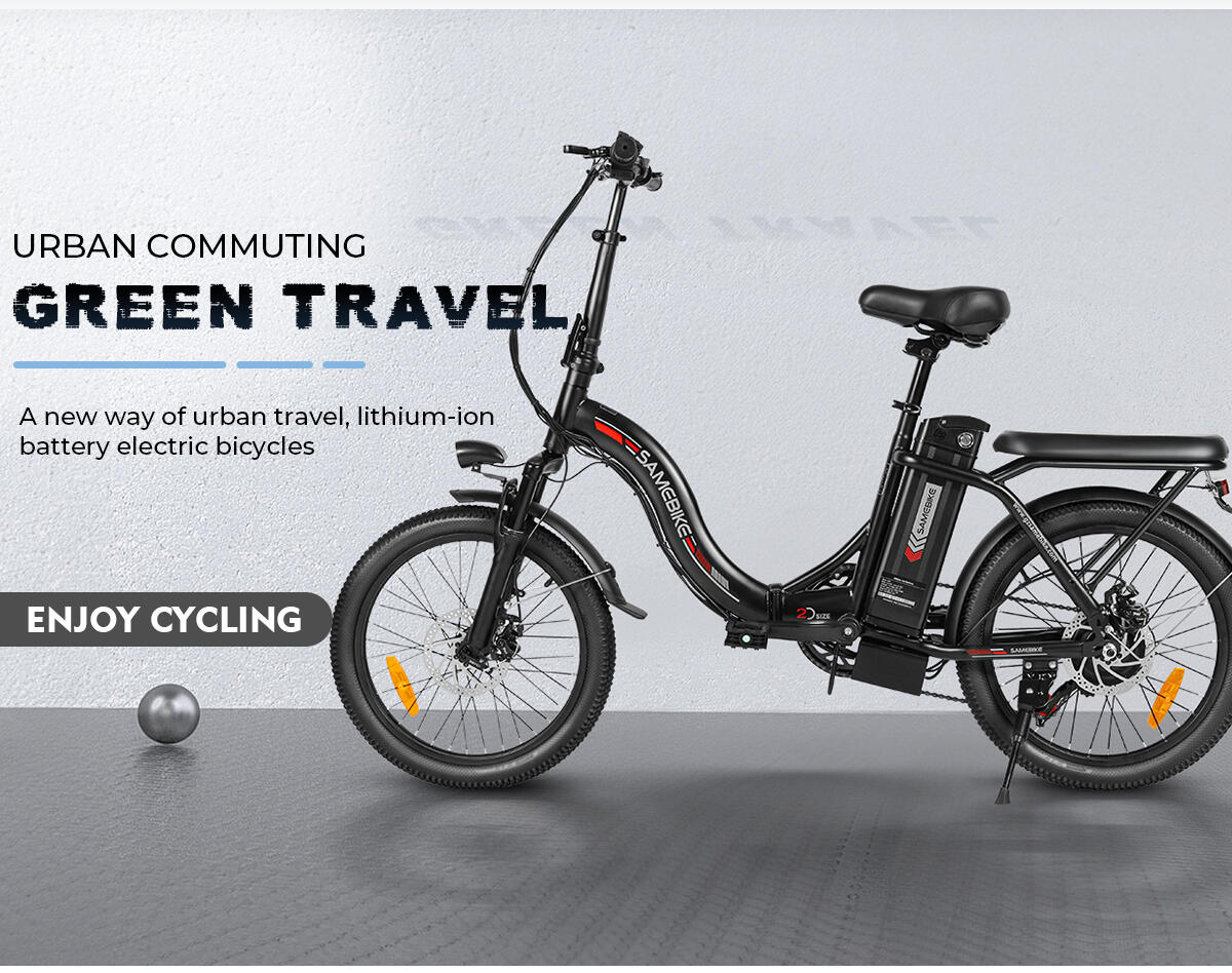 Bicicleta elétrica para adultos SAMEBIKE CY20 Bateria 36V13Ah Motor 250W 11/15