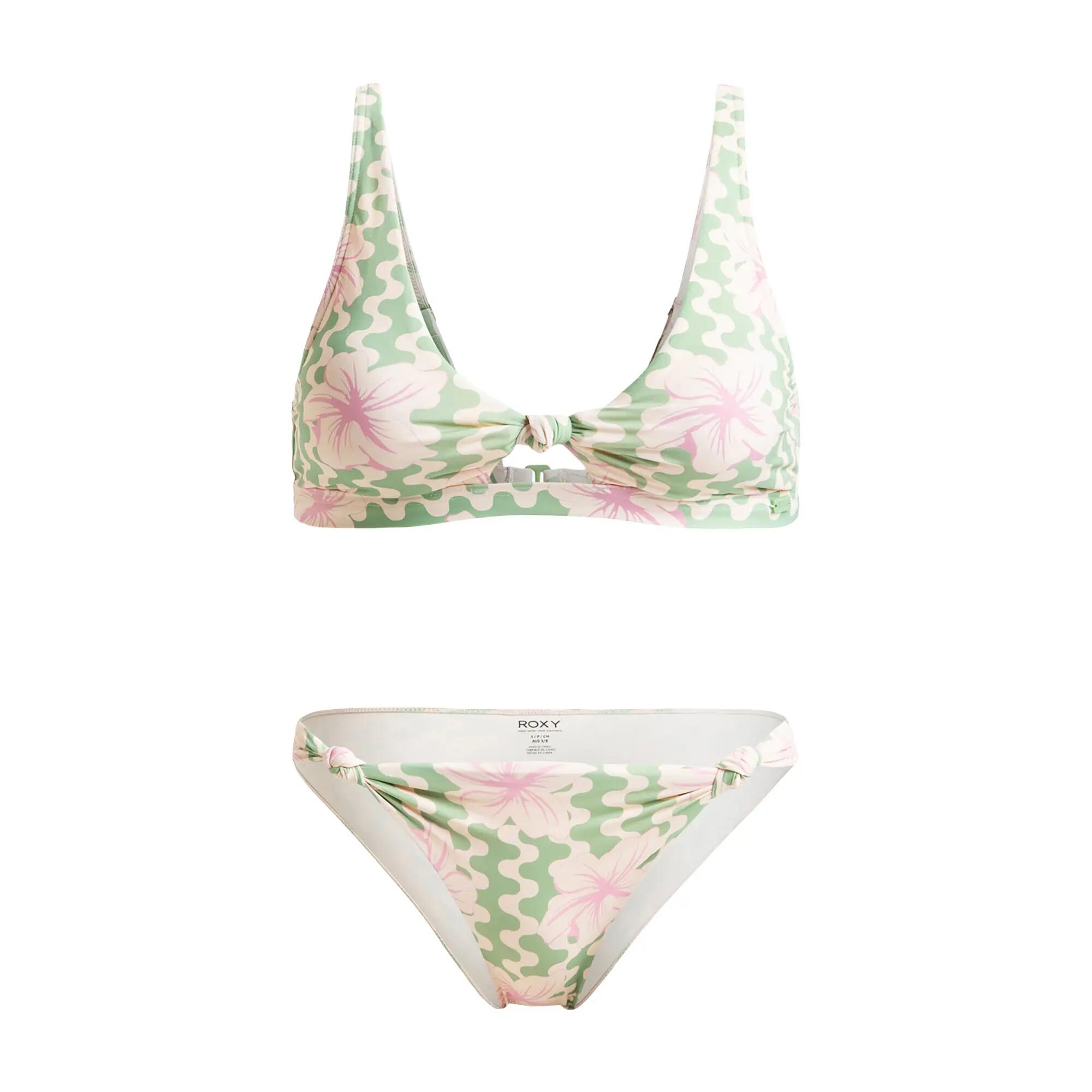 Strój kąpielowy dwuczęściowy damski ROXY Hibiscus Daze Elongated Tri 5/5