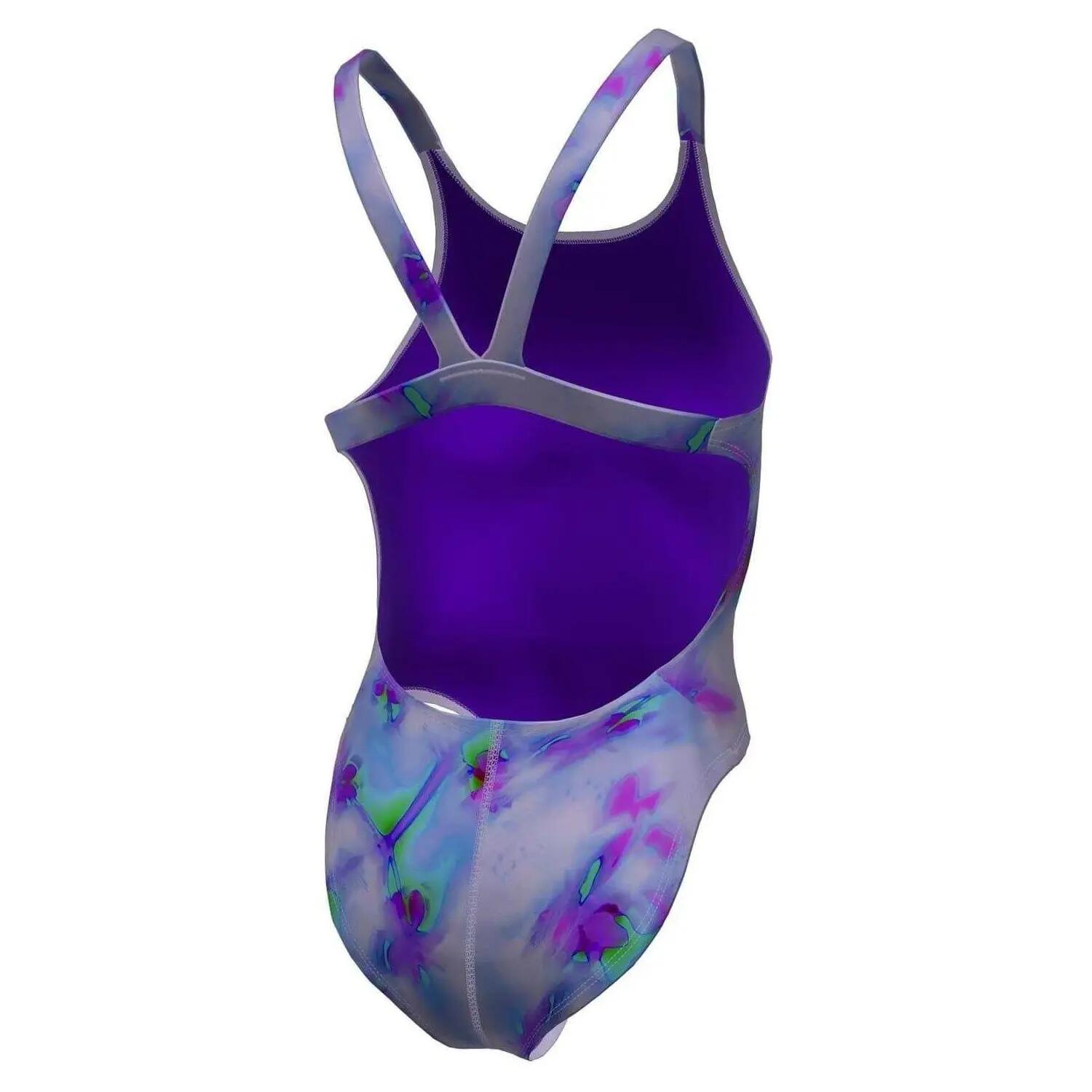 Badeanzug für Damen Violett 2/3
