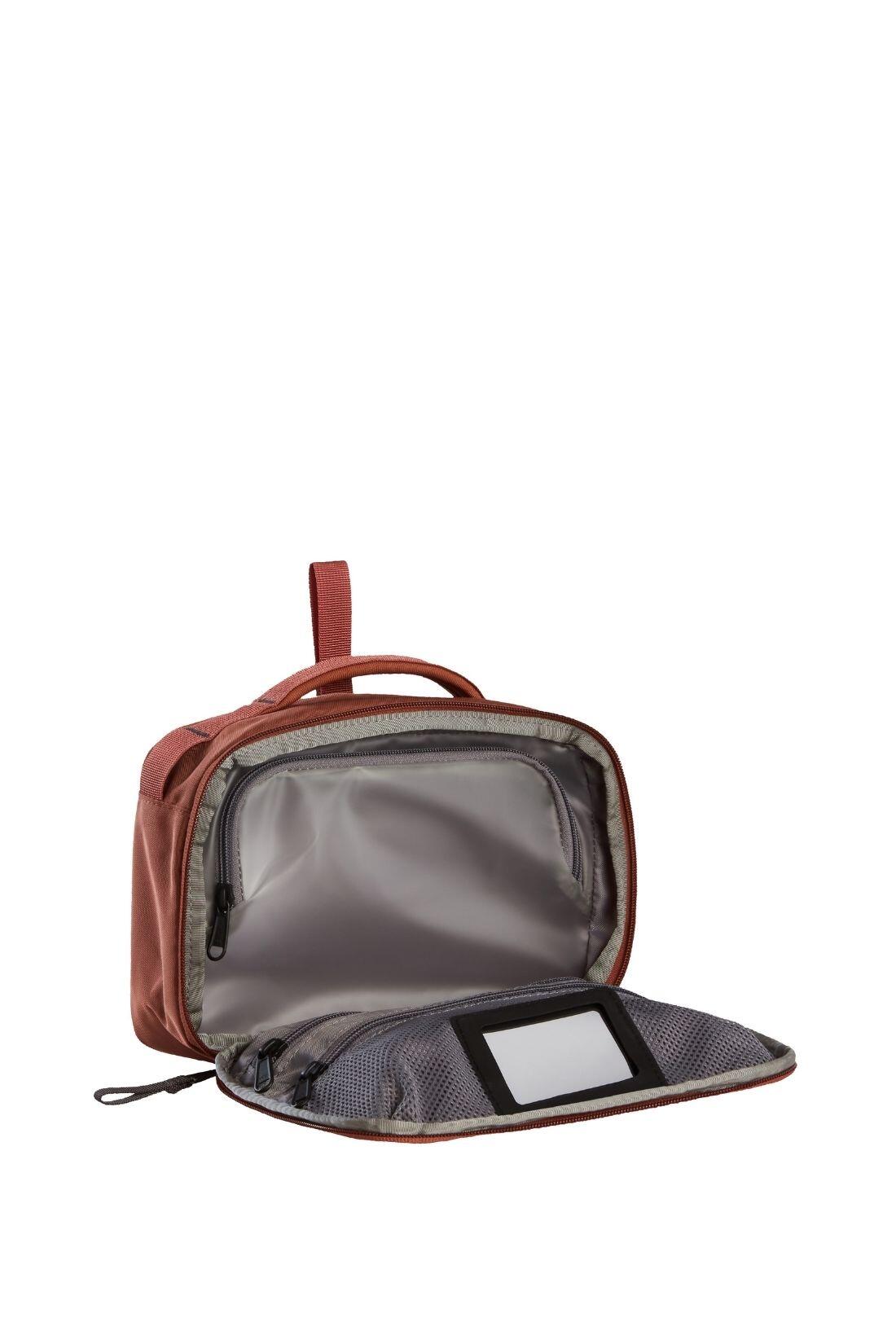 Beautycase - unisex - gerecycled, waterafstotend - rood marsala 4/4