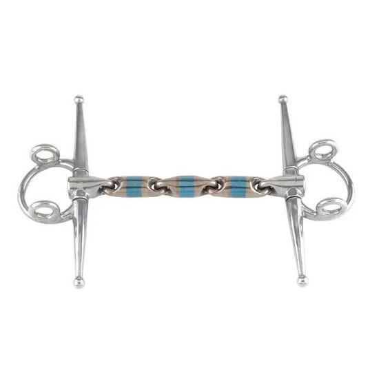Mors à aiguille pour cheval Trust Sweet Iron Full Cheek Gag Waterford 16