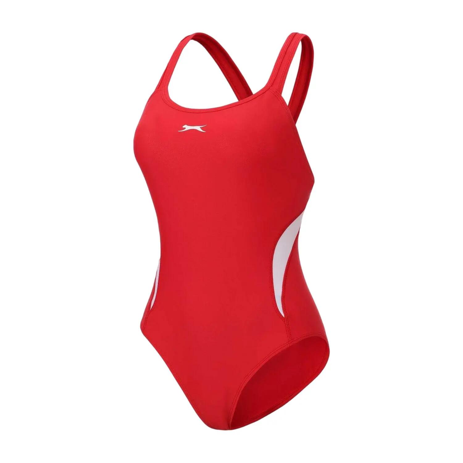 Womens/Ladies Xtra Life One Piece Swimsuit (Red) 3/5