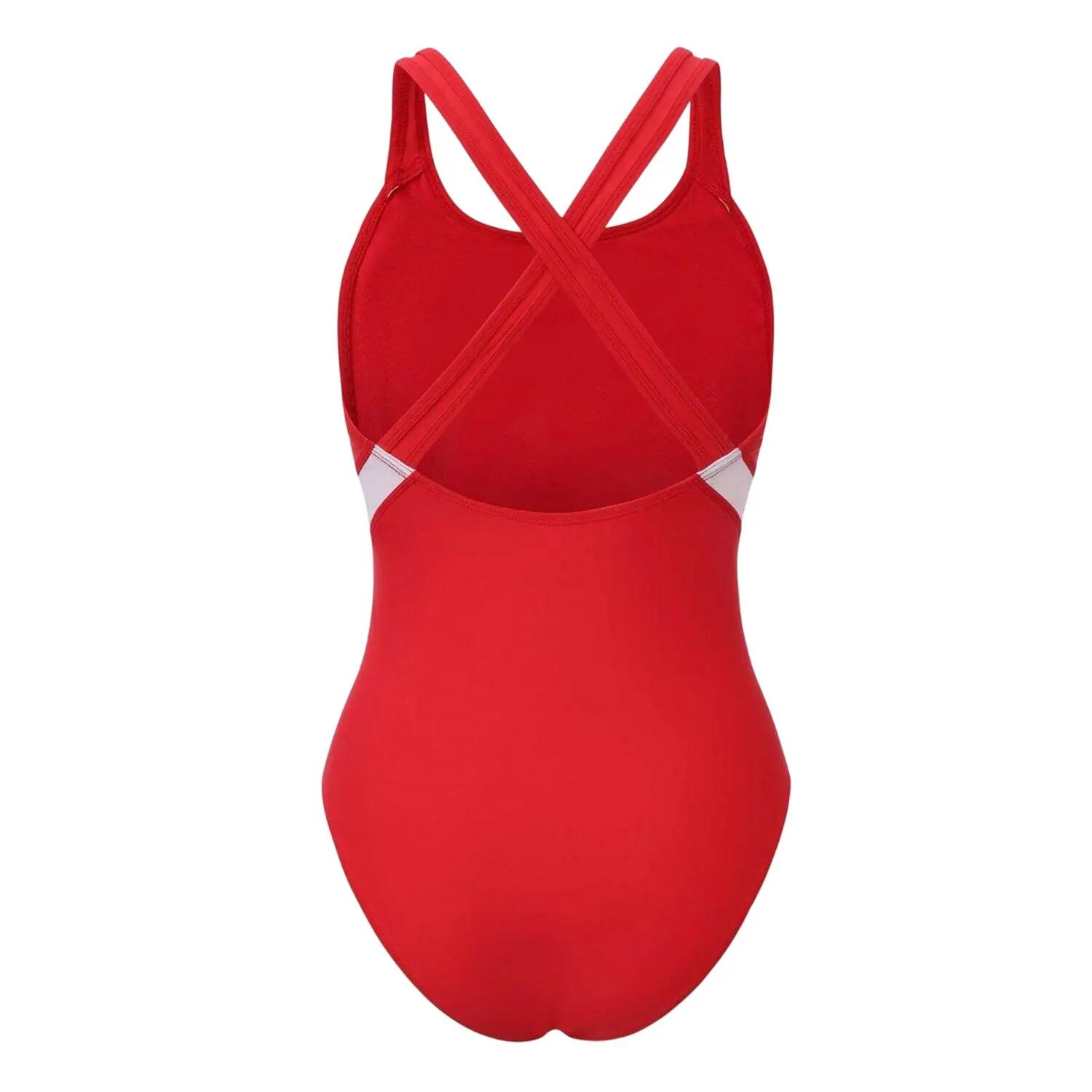 Womens/Ladies Xtra Life One Piece Swimsuit (Red) 2/5