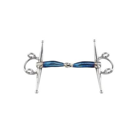 Mors à aiguille pour cheval Trust Sweet Iron Full Cheek Gag Jointed 16