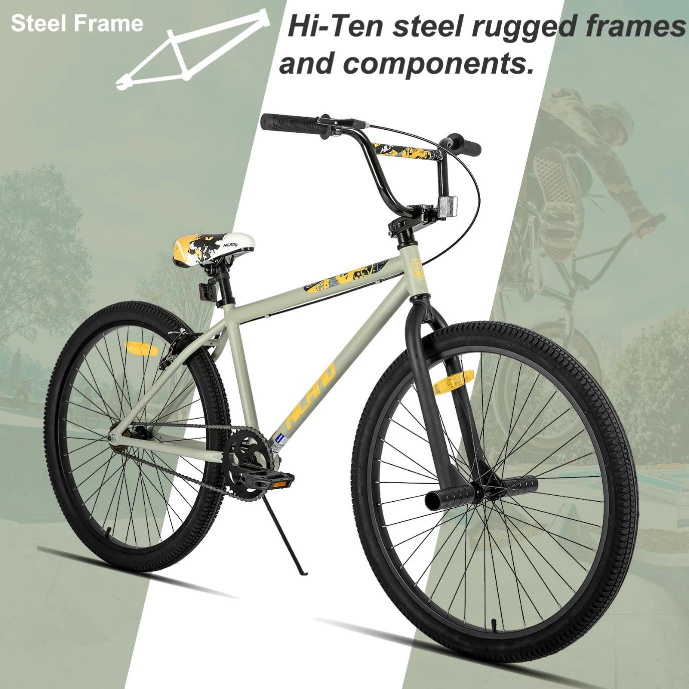 BMX Freestyle Jeune Vélo 24/26 pouces Monovitesse Pegs Acrobatie 2/6