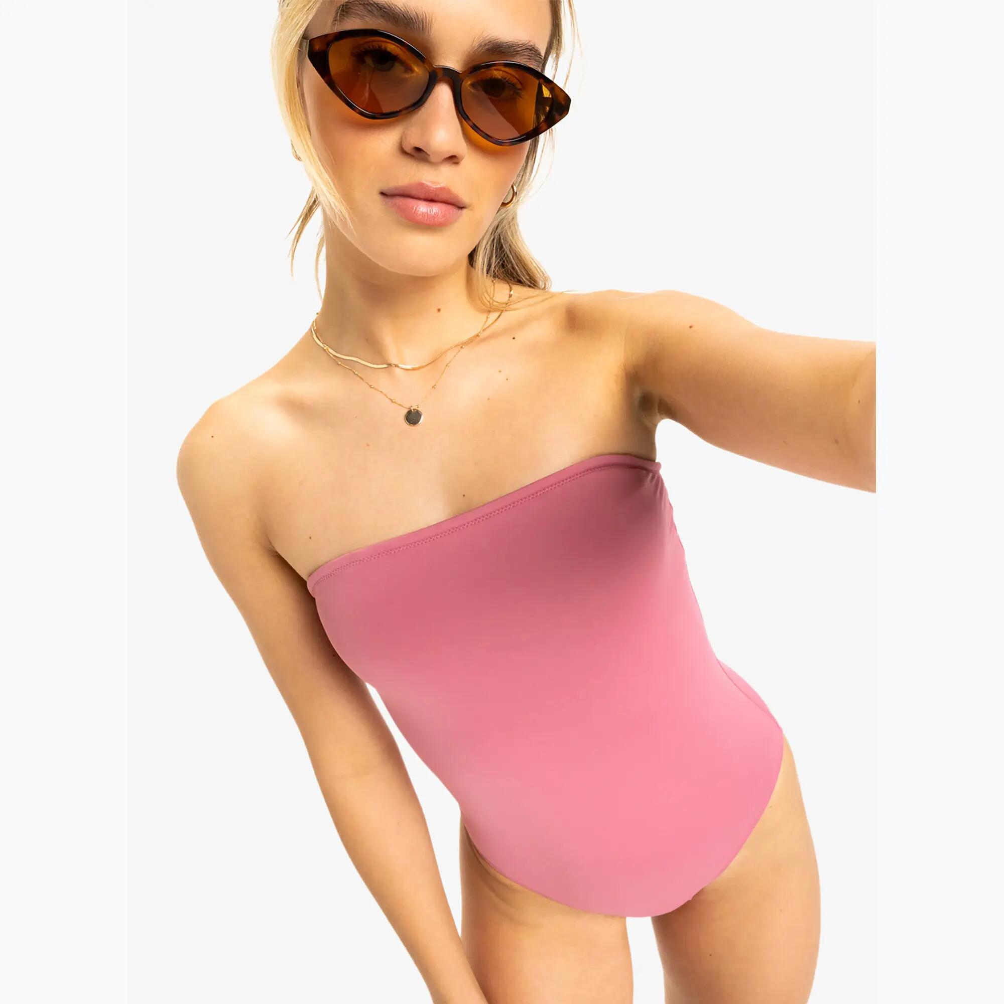 Strój kąpielowy jednoczęściowy damski ROXY Solid Beach Classics Bandeau 5/7