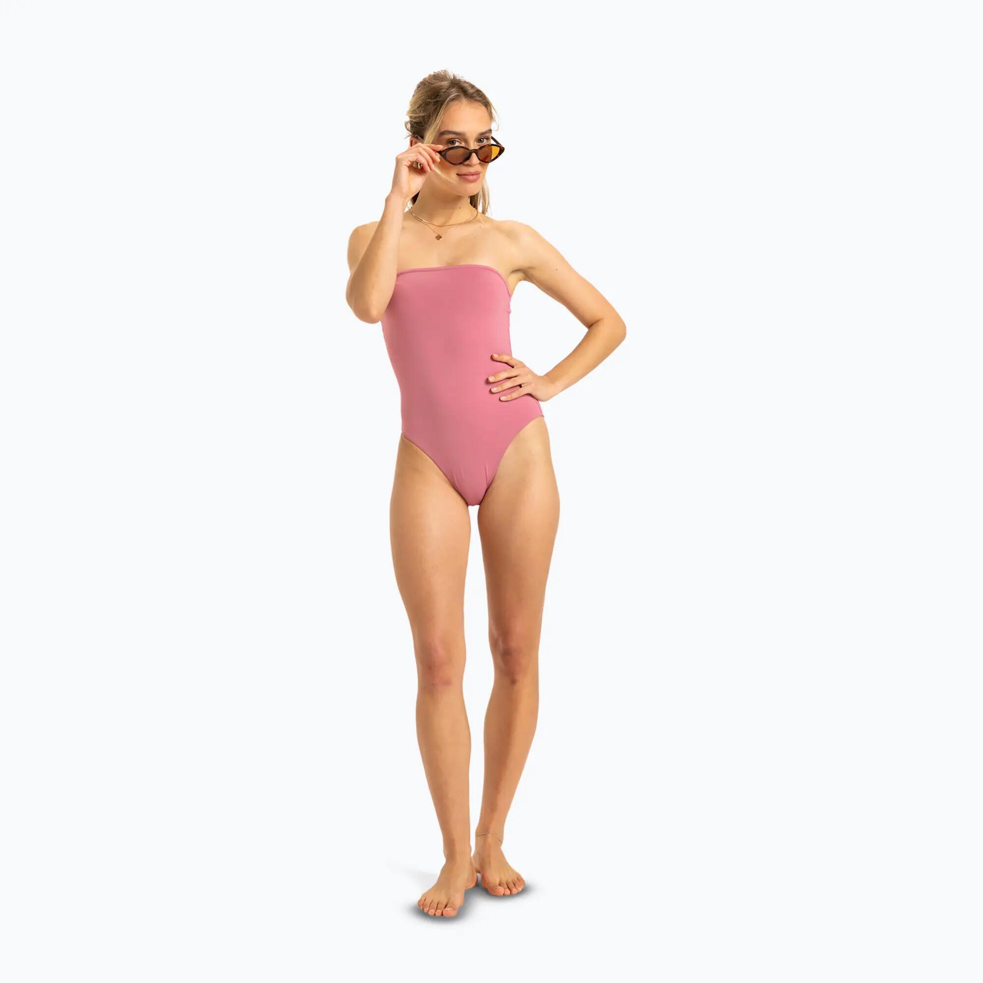Strój kąpielowy jednoczęściowy damski ROXY Solid Beach Classics Bandeau 3/7