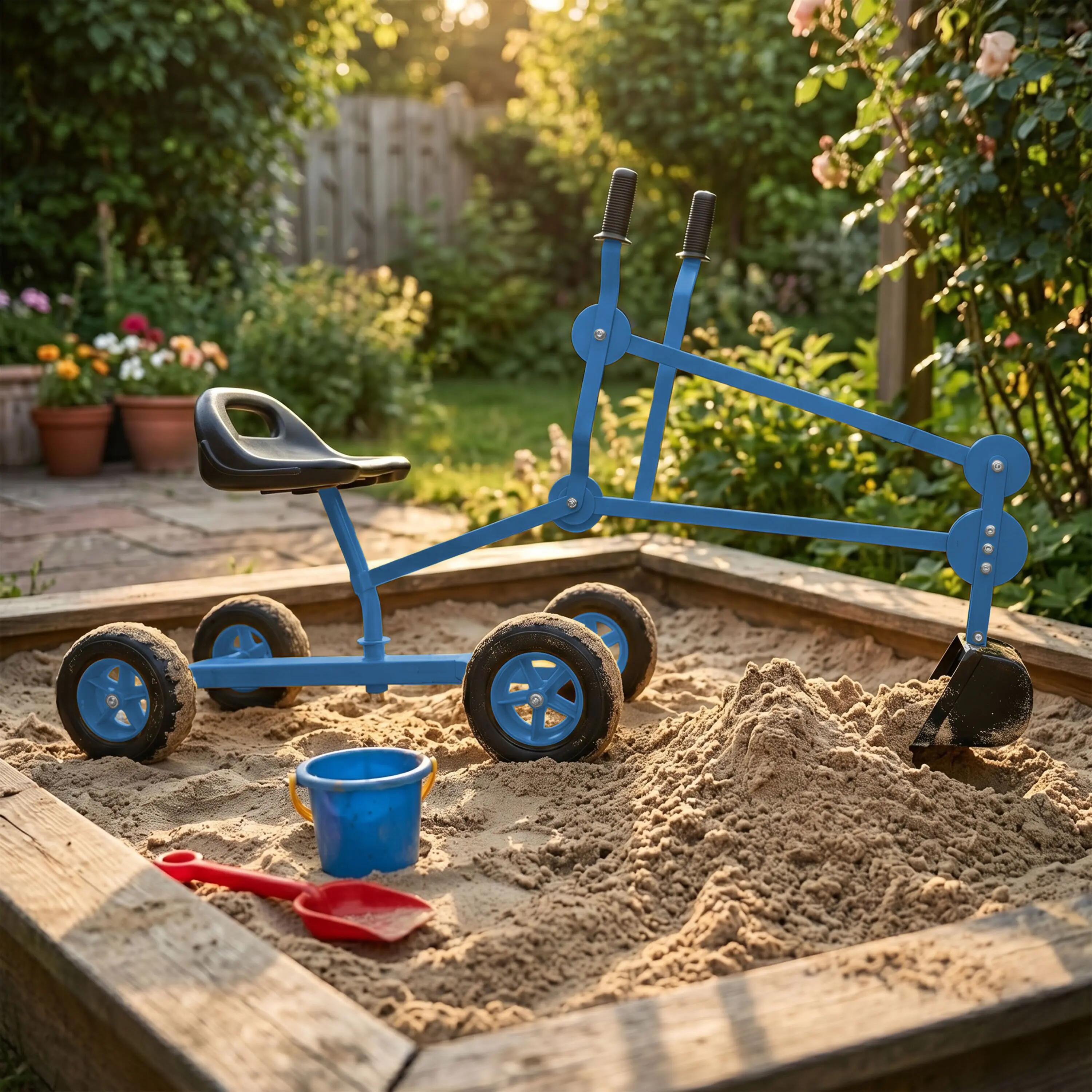 AXI Dean Bagger für den Sandkasten/Strandspielzeug - Blau/Schwarz 3/7