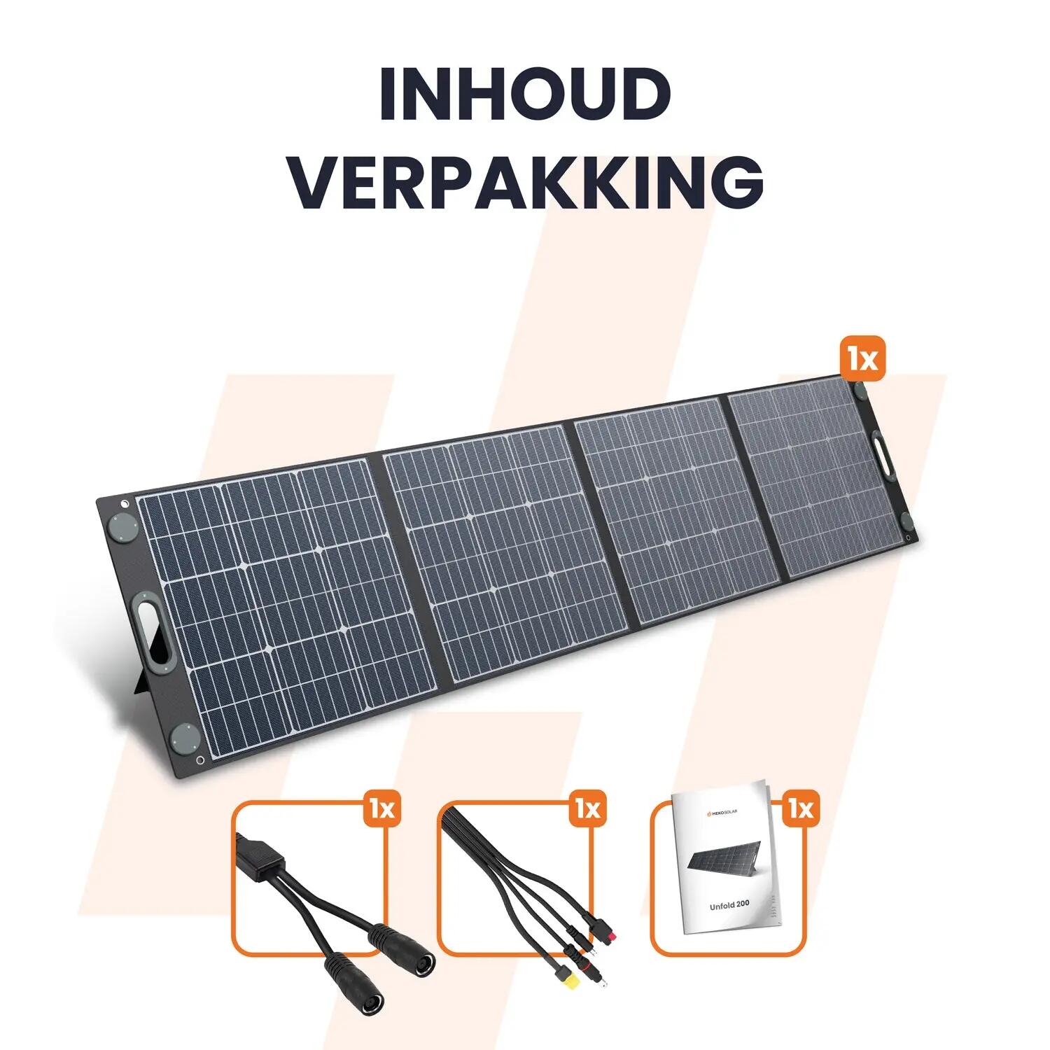 Portable Solar Panel Unfold 200 12/15