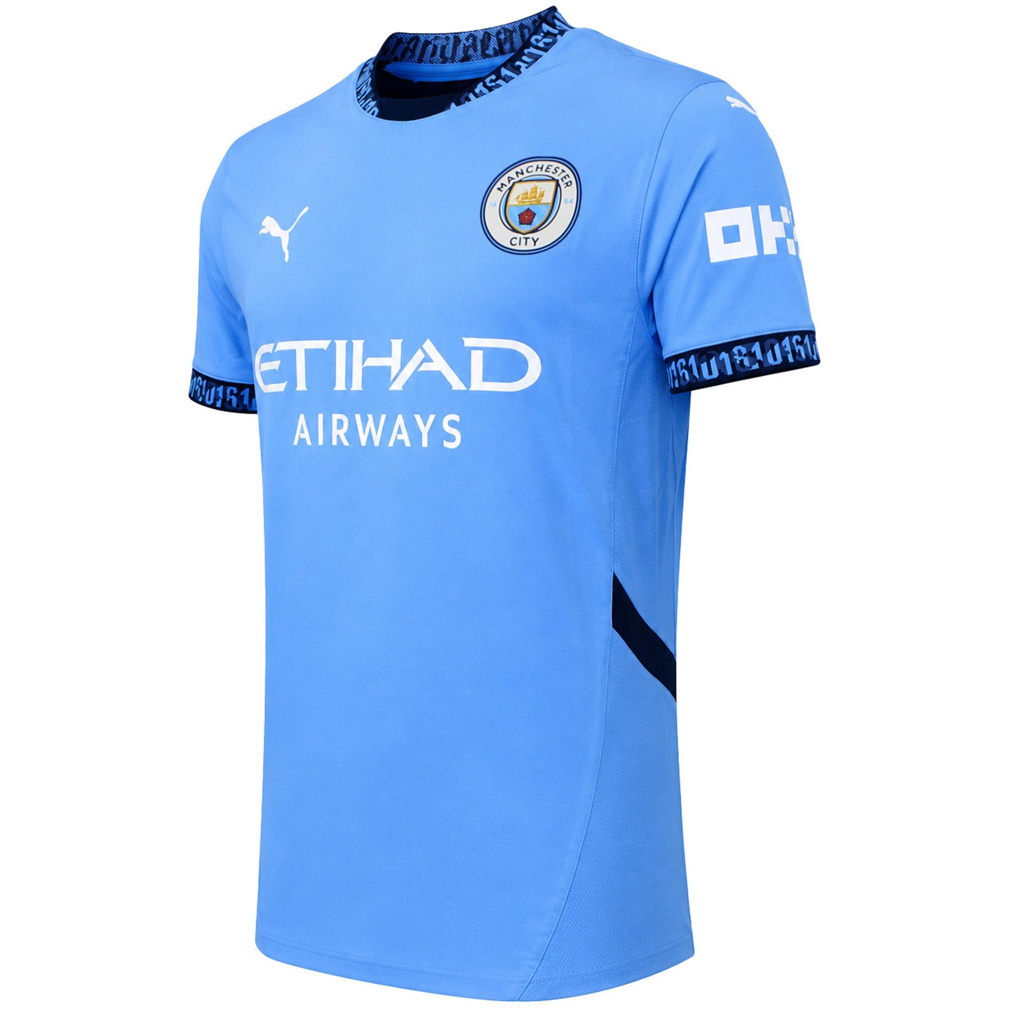 Puma Manchester City 2024-25 Mens Blue Football Jersey 2/2